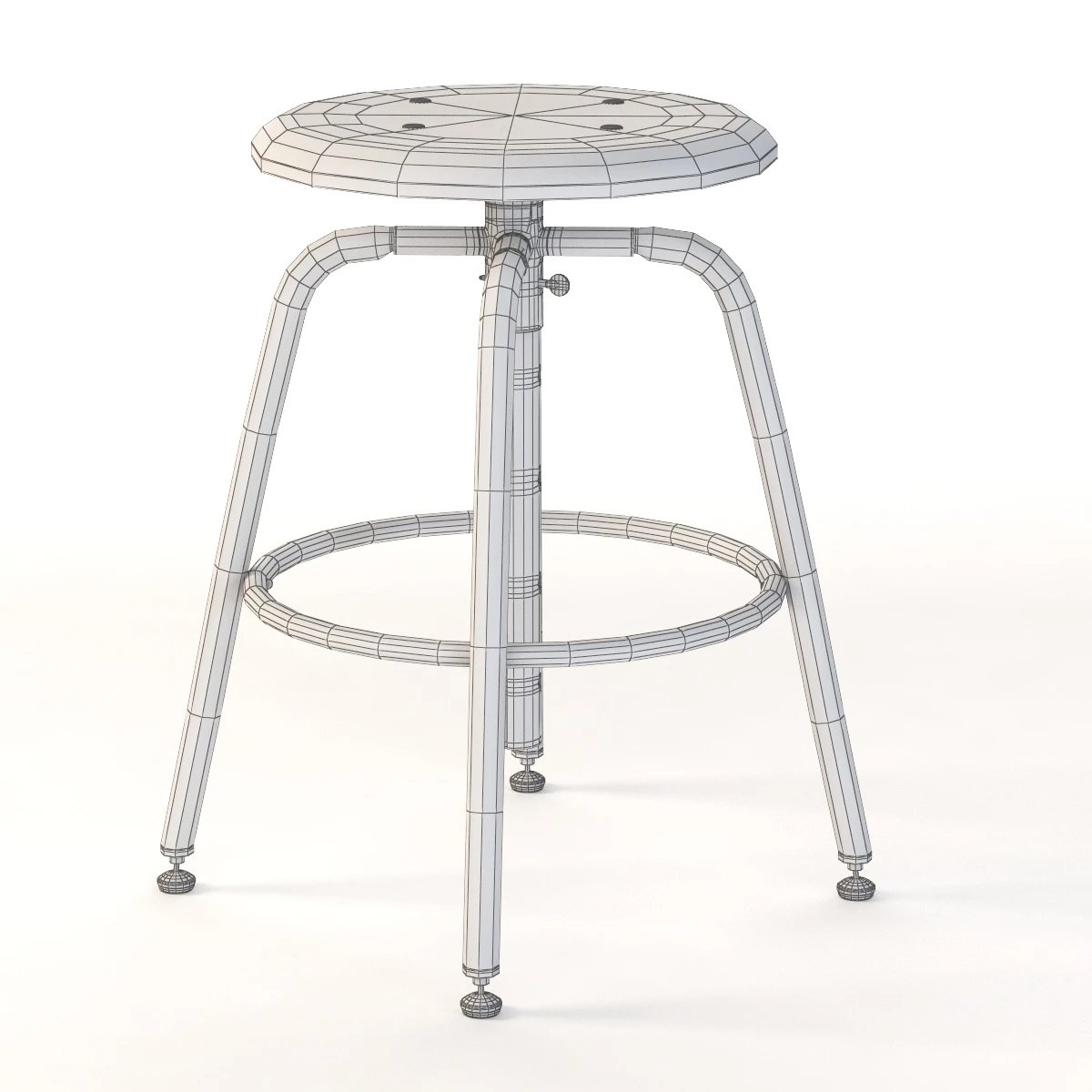 IKEA New Kullaberg Stool 3D Model_011