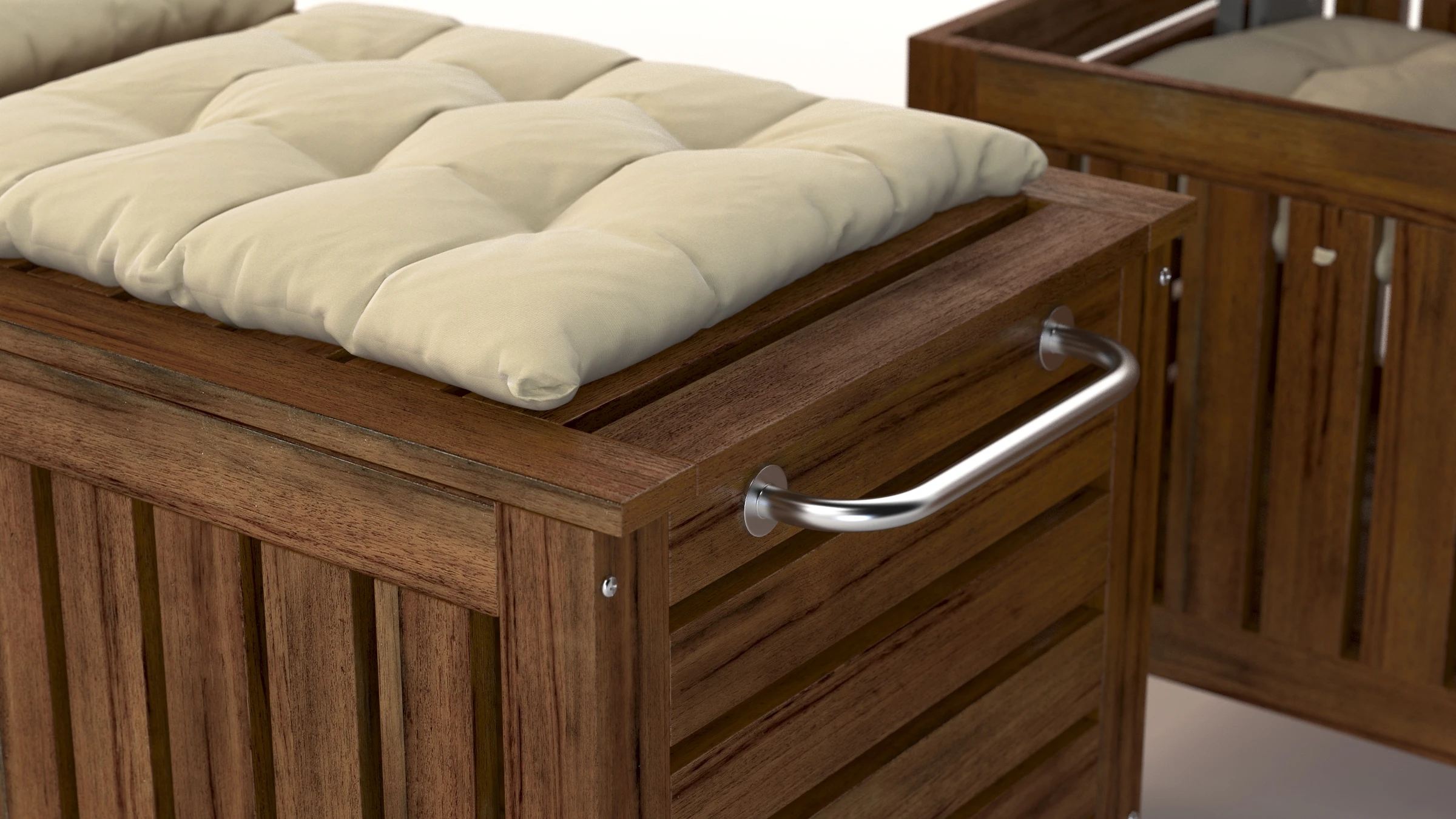 IKEA Applaro Bench with Storage Bag 3D Model_013