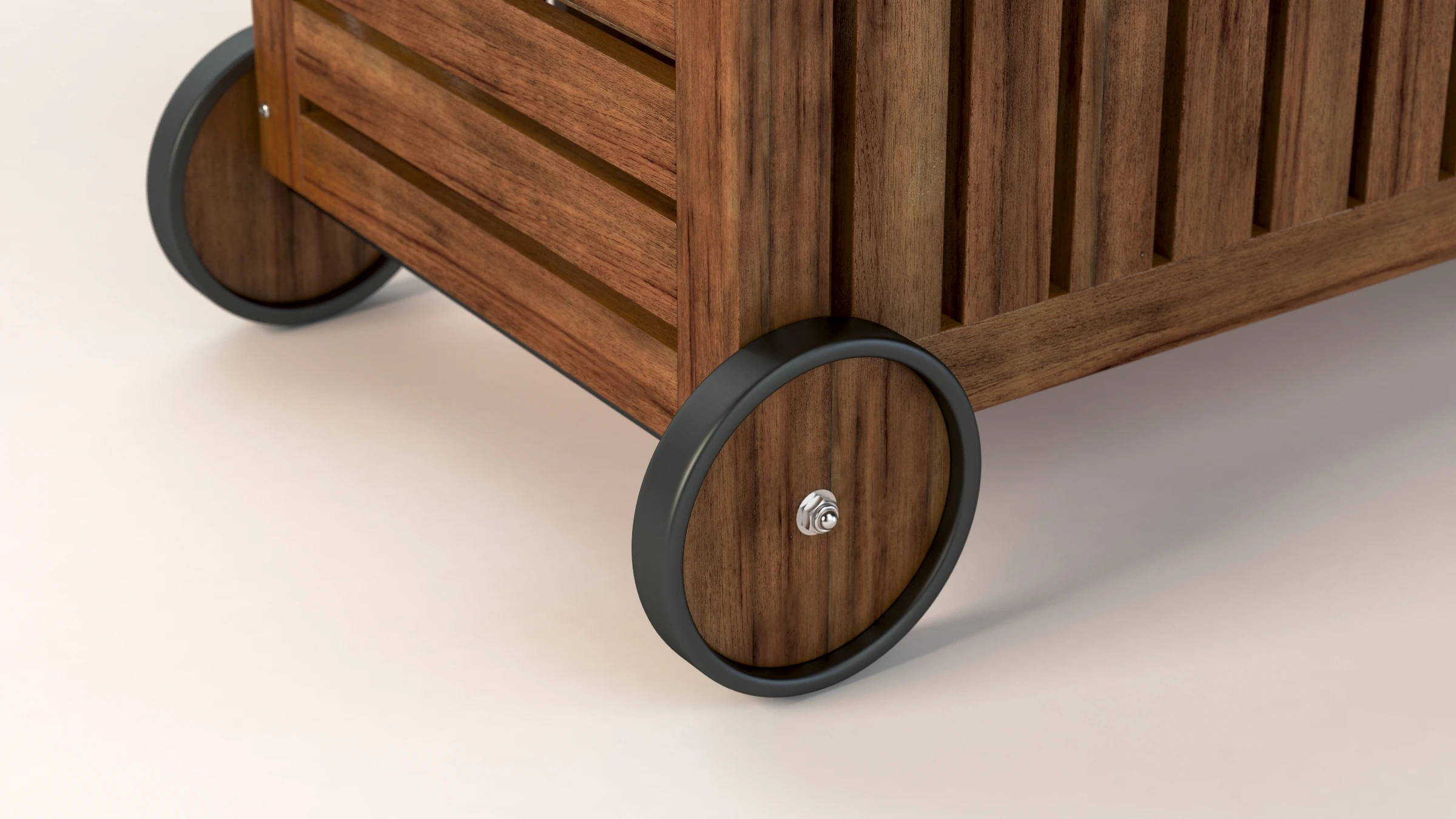 IKEA Applaro Bench with Storage Bag 3D Model_012