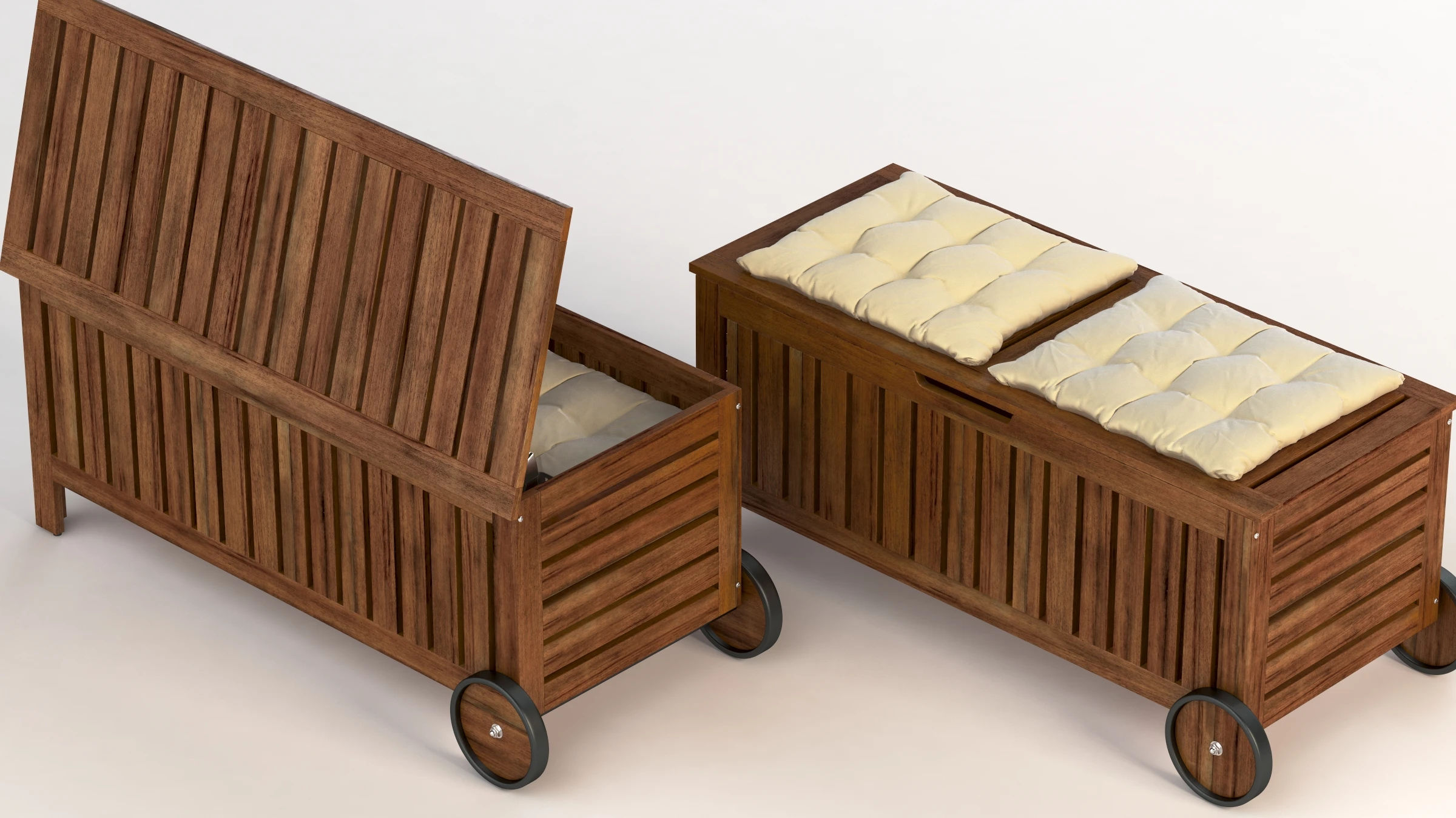 IKEA Applaro Bench with Storage Bag 3D Model_05