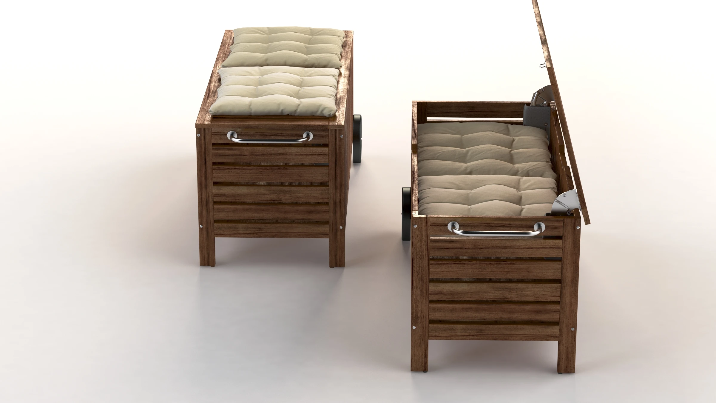 IKEA Applaro Bench with Storage Bag 3D Model_03