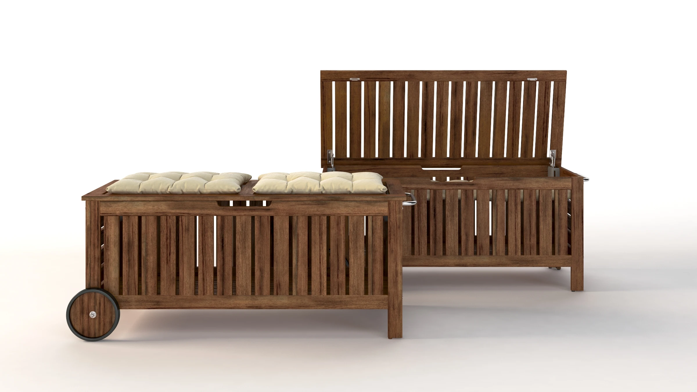 IKEA Applaro Bench with Storage Bag 3D Model_08