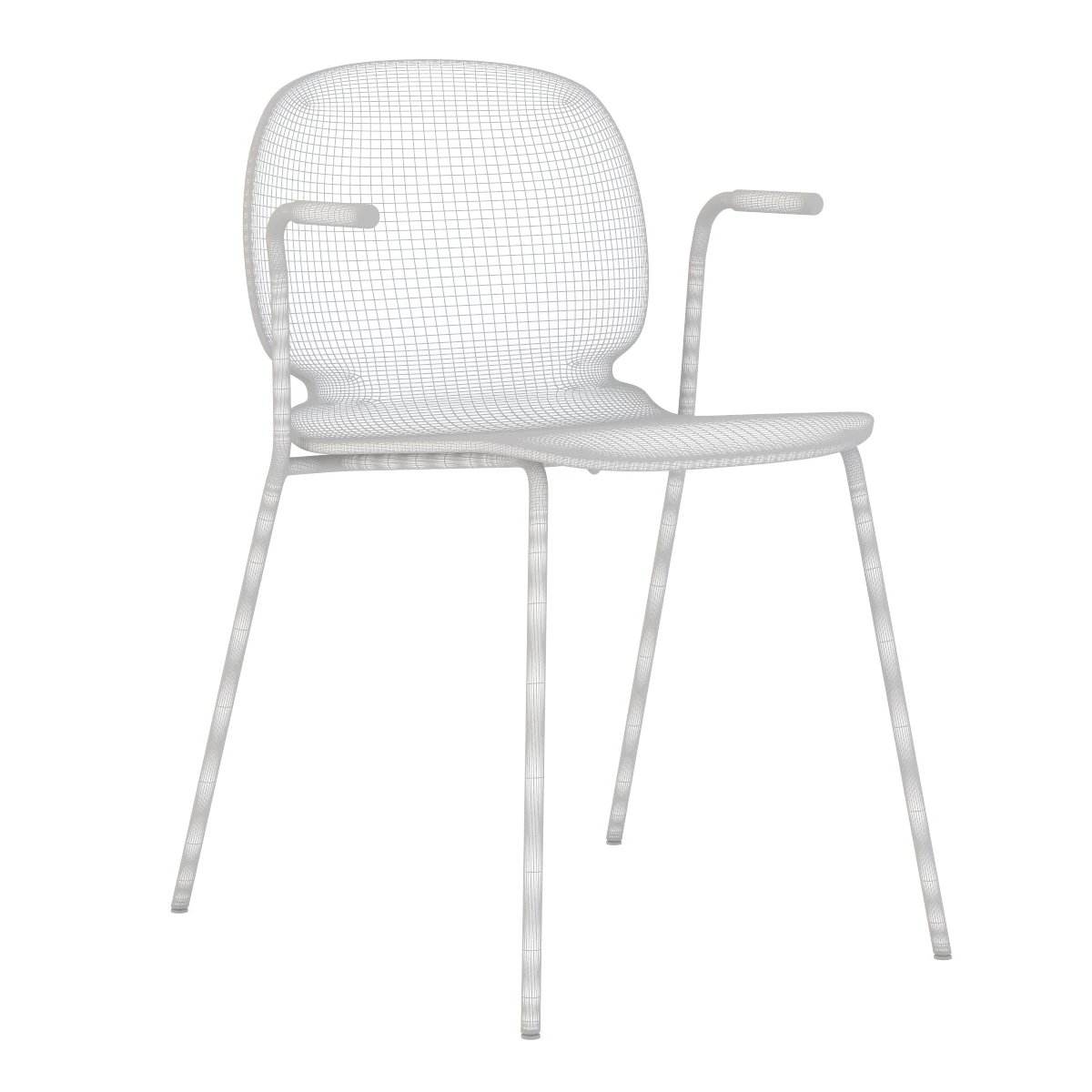 IKEA Svenbertil Chair With Armrests 3D Model_03
