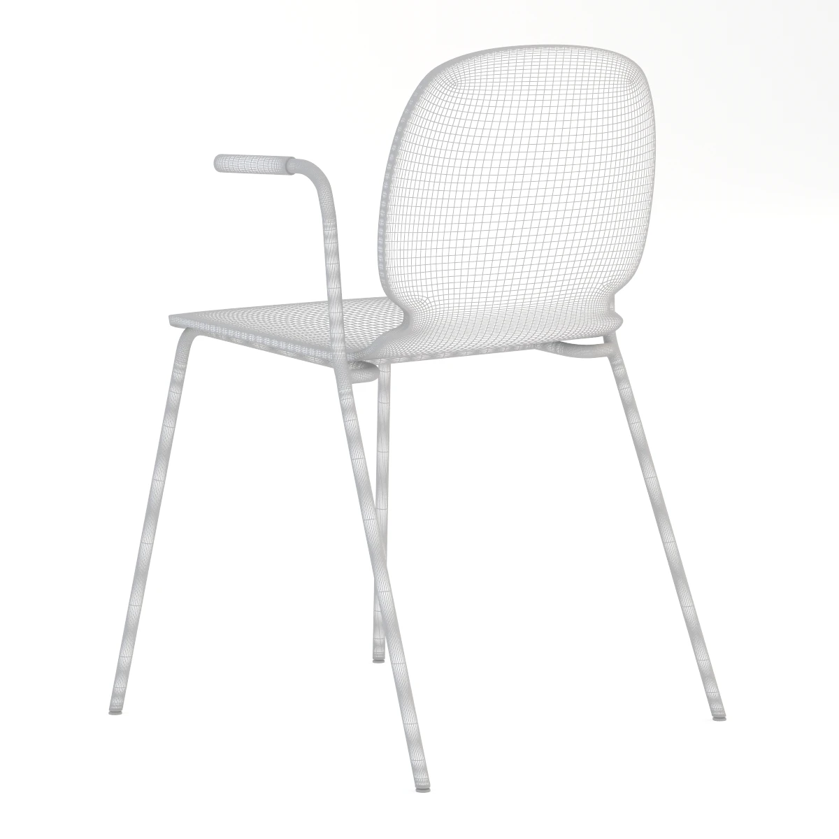 IKEA Svenbertil Chair With Armrests 3D Model_06