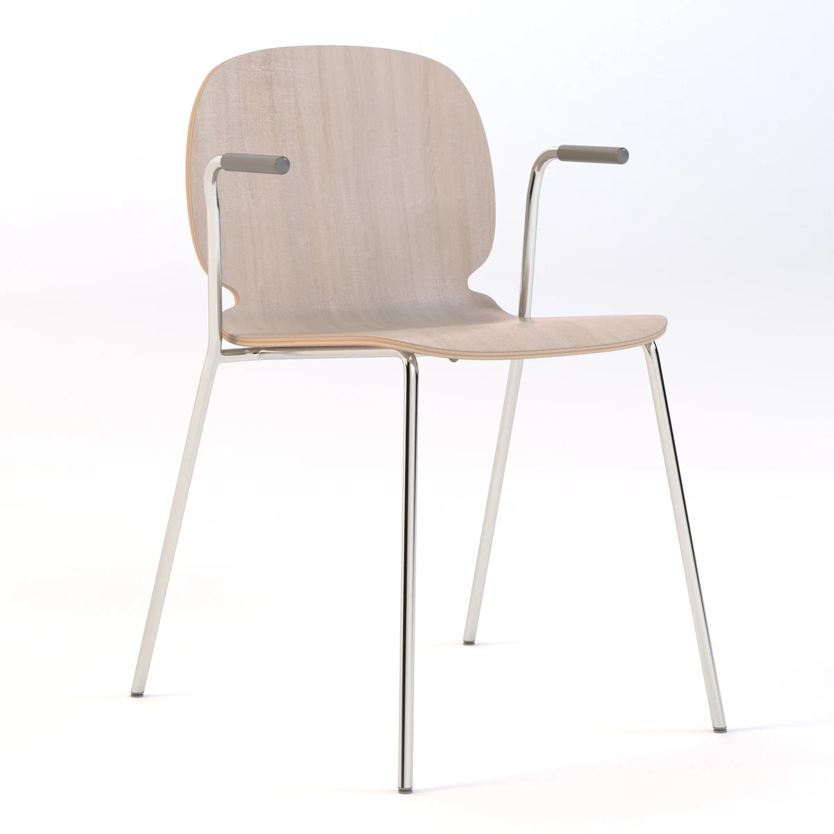 IKEA Svenbertil Chair With Armrests 3D Model_01