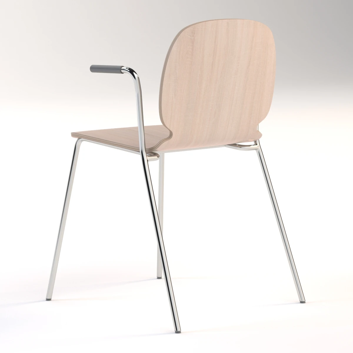 IKEA Svenbertil Chair With Armrests 3D Model_05