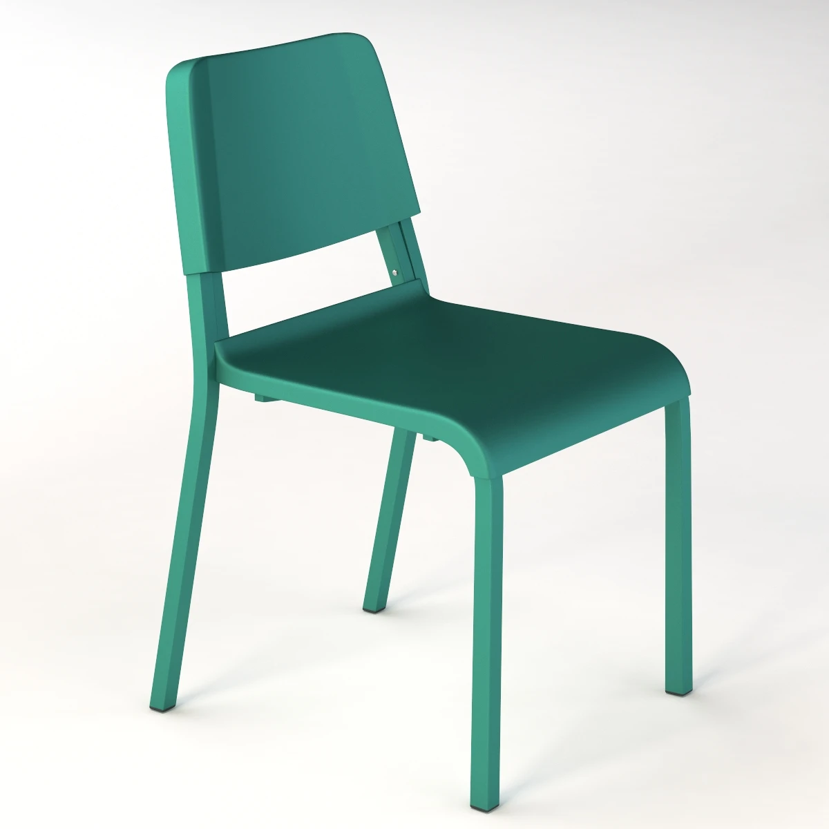IKEA Teodores Green Chair 3D Model_01