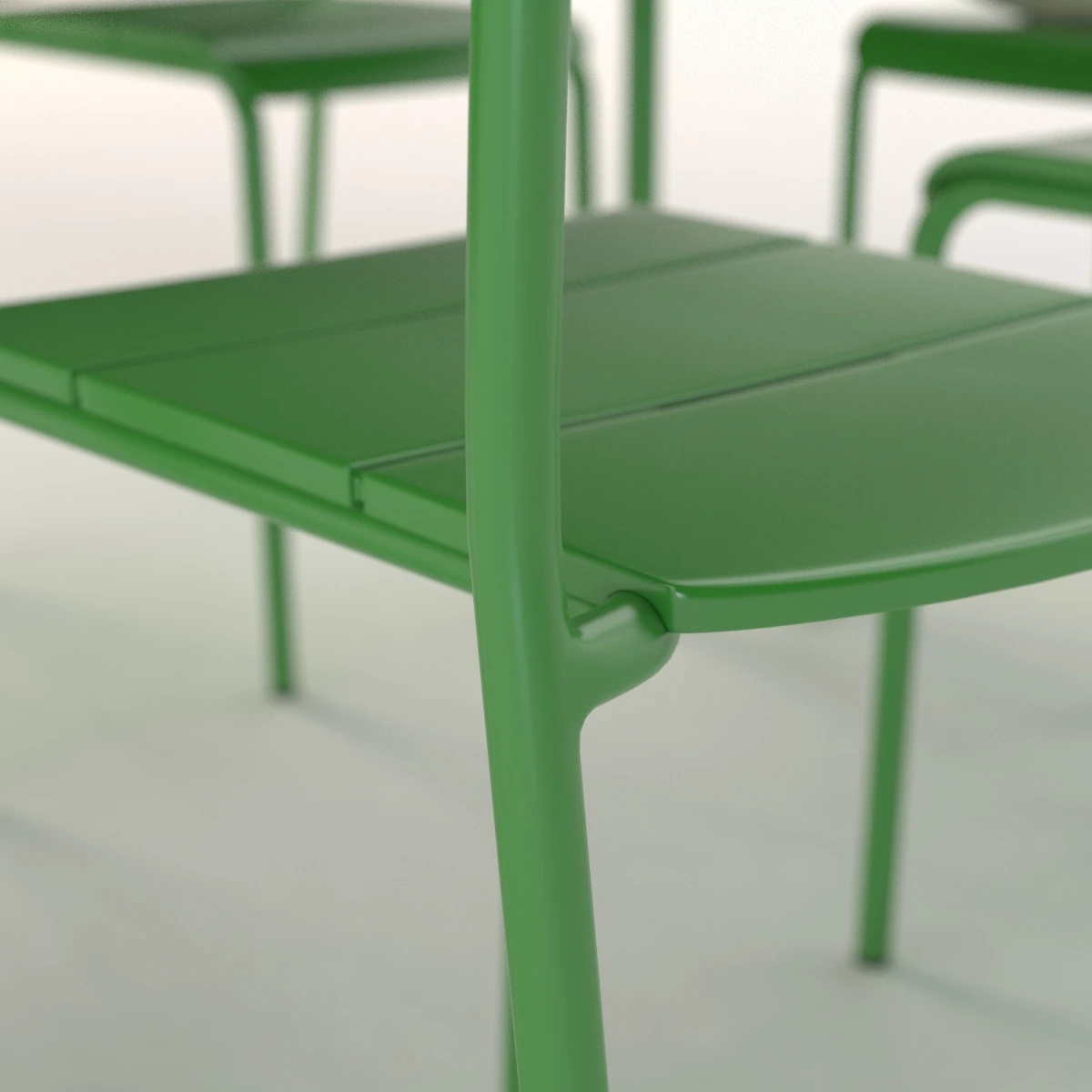 Ikea Vaddo Outdoor Chair Stool Table 3D Model_08
