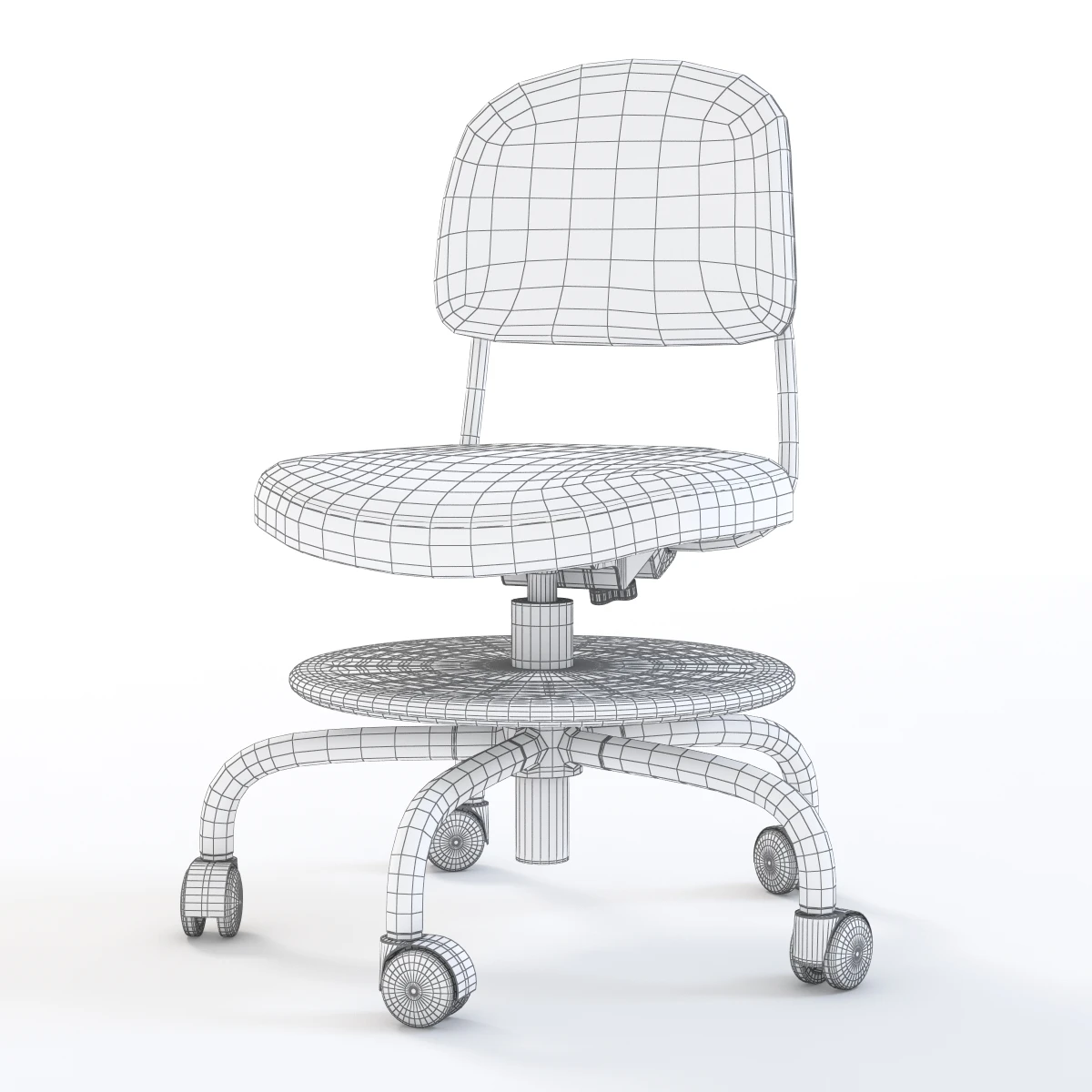 Ikea Vimund Chair 3D Model_04