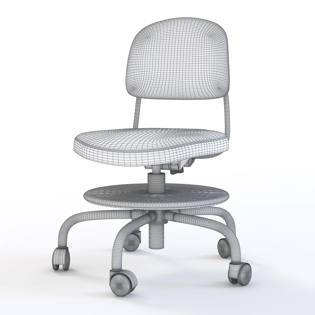 Ikea Vimund Chair 3D Model_03