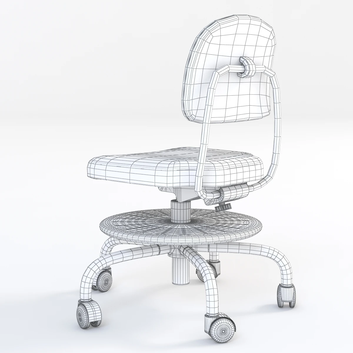 Ikea Vimund Chair 3D Model_07