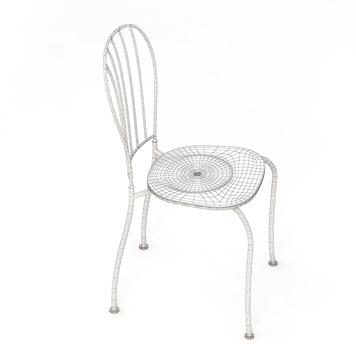 IKEA Wrought Metal Lacko Chair 3D Model_012