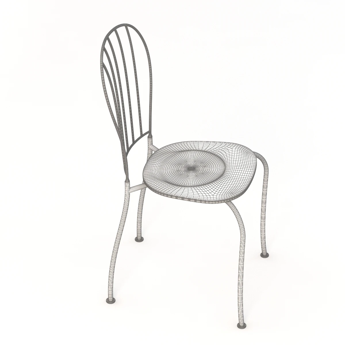 IKEA Wrought Metal Lacko Chair 3D Model_011