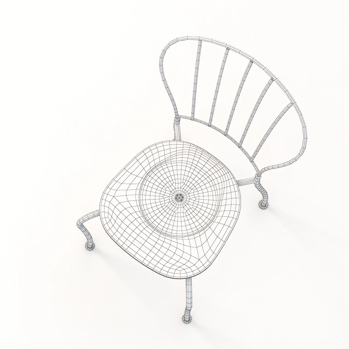 IKEA Wrought Metal Lacko Chair 3D Model_014