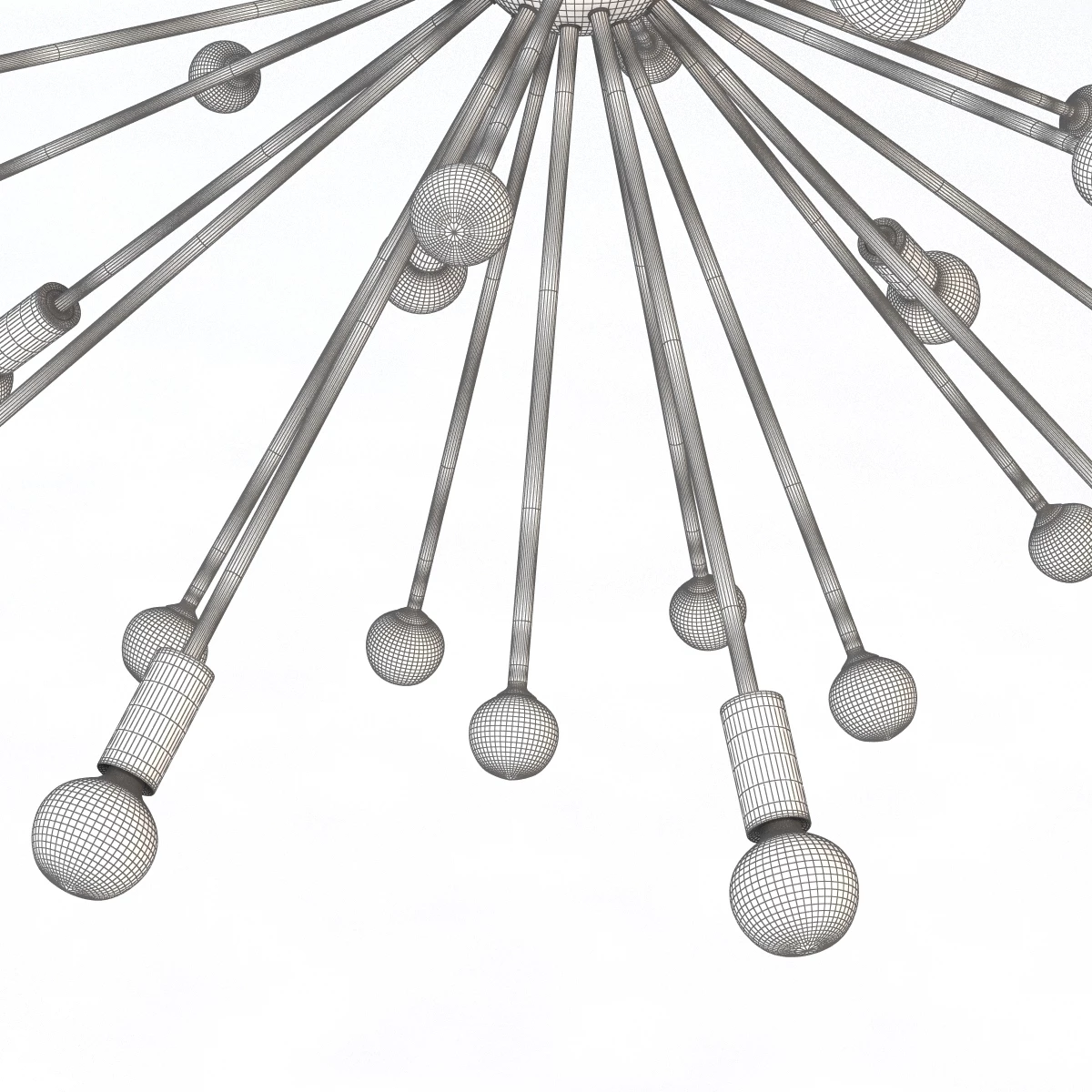 Imogene Large Chandelier by Arteriors 3D Model_06