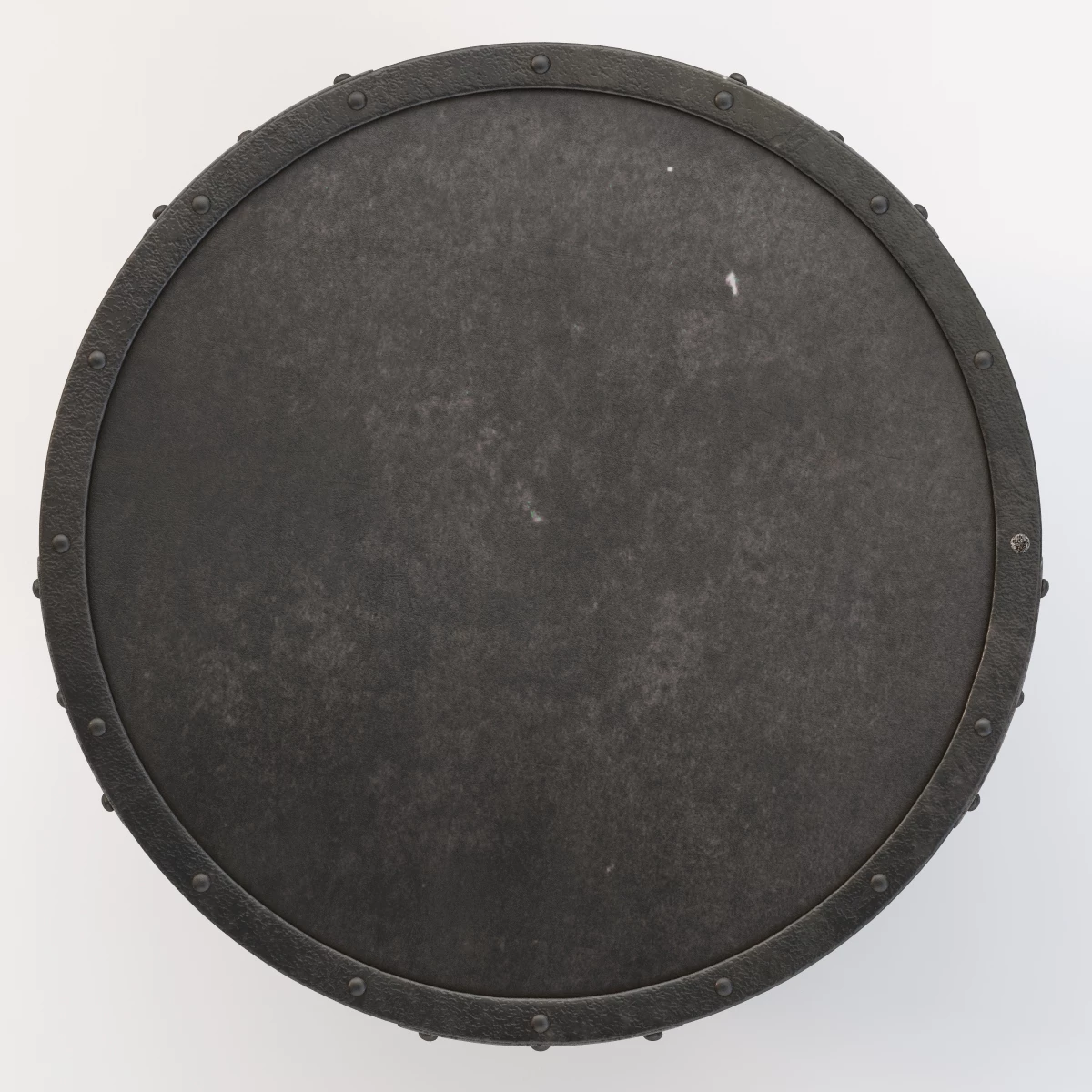 Industrial Riveted Side Table 3D Model_011