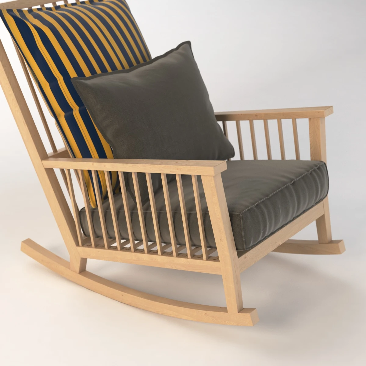 InOut 709 Gervasoni Rocking Armchair 3D Model_010