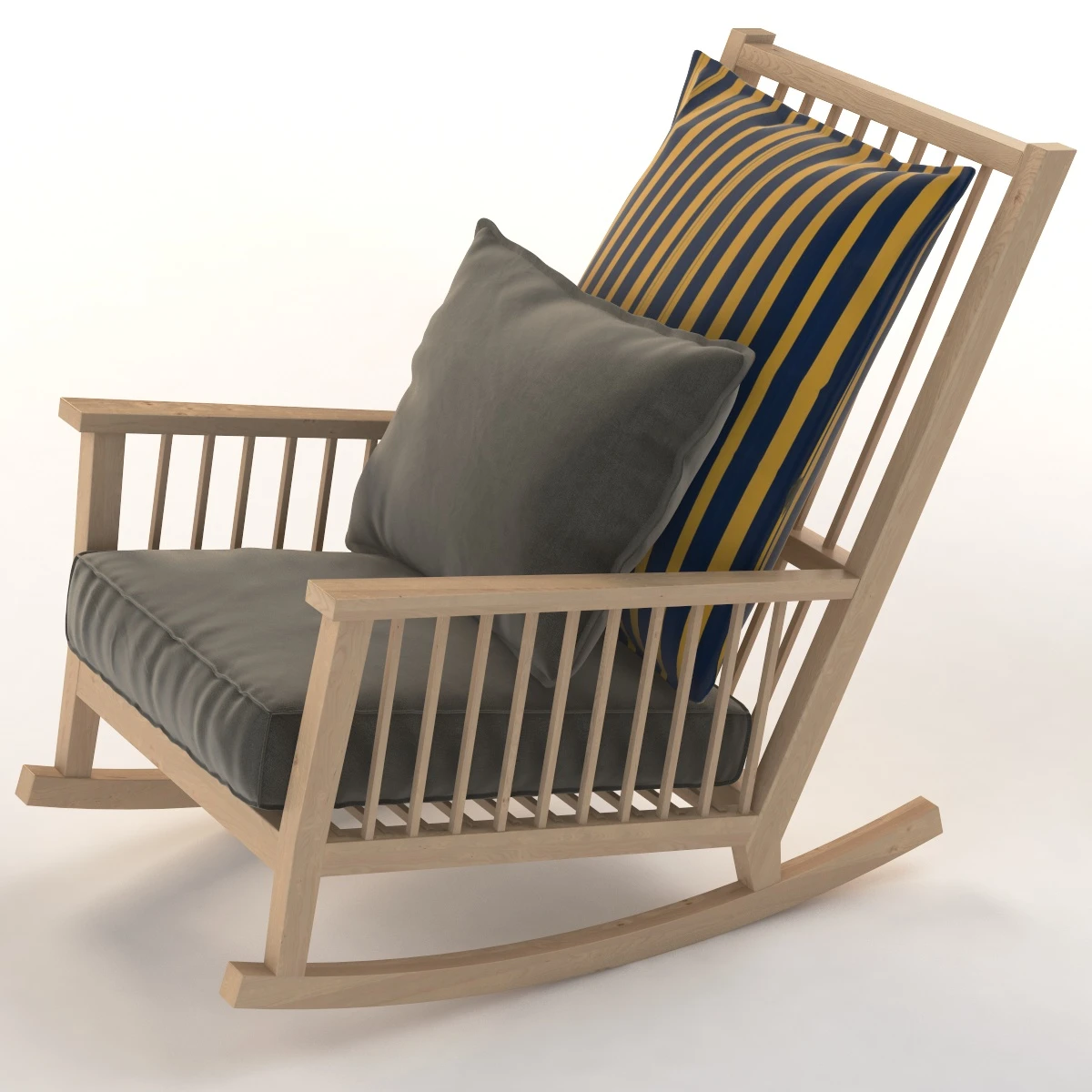 InOut 709 Gervasoni Rocking Armchair 3D Model_08