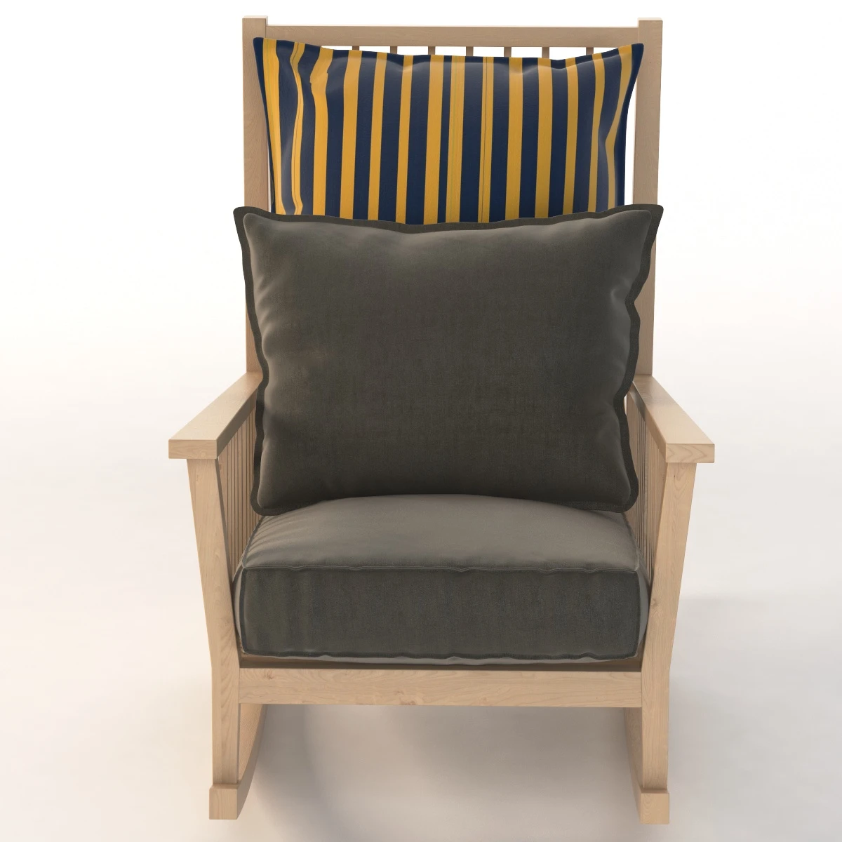 InOut 709 Gervasoni Rocking Armchair 3D Model_05