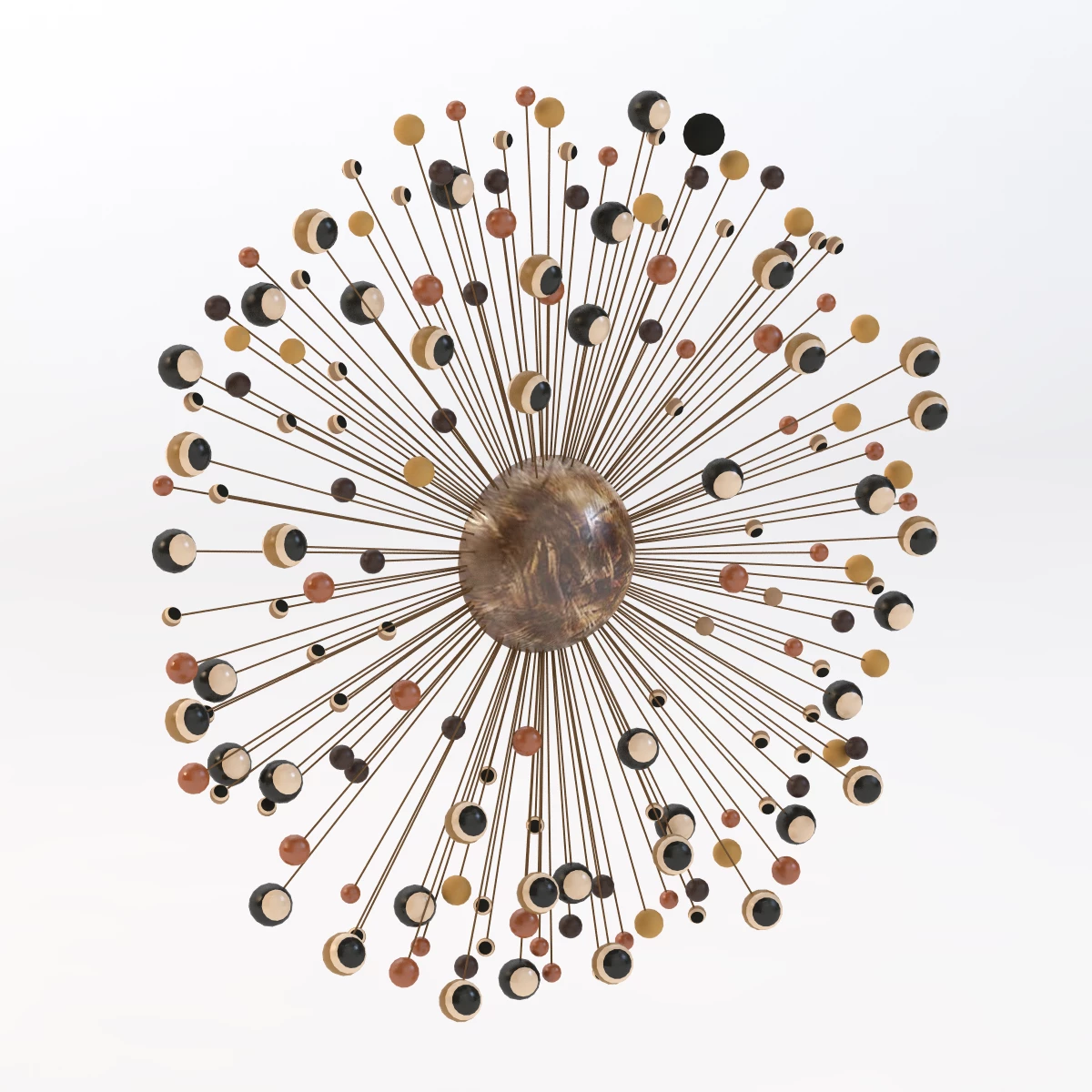 Iron Werks Dazzle Wall Sculpture 3D Model_01