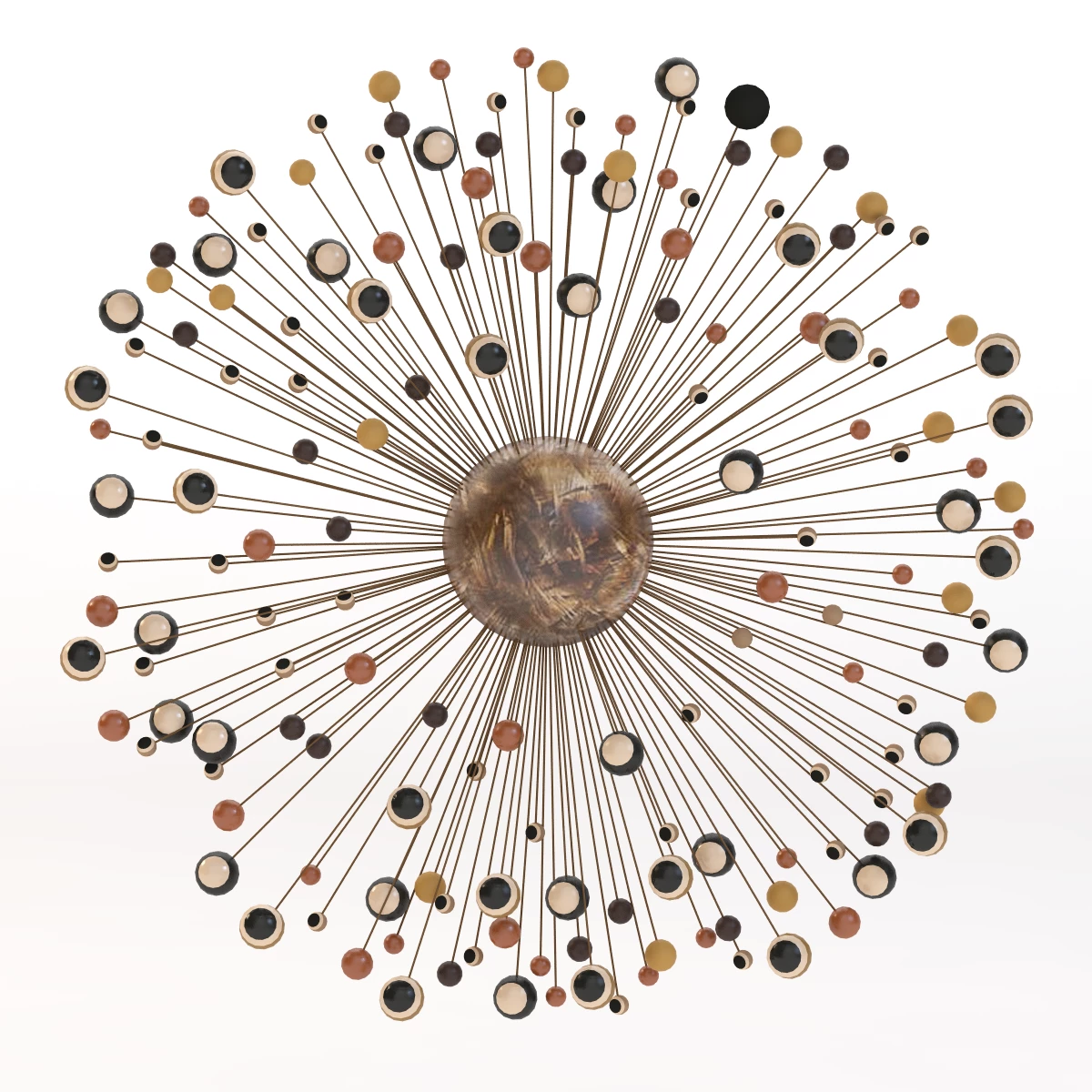 Iron Werks Dazzle Wall Sculpture 3D Model_010