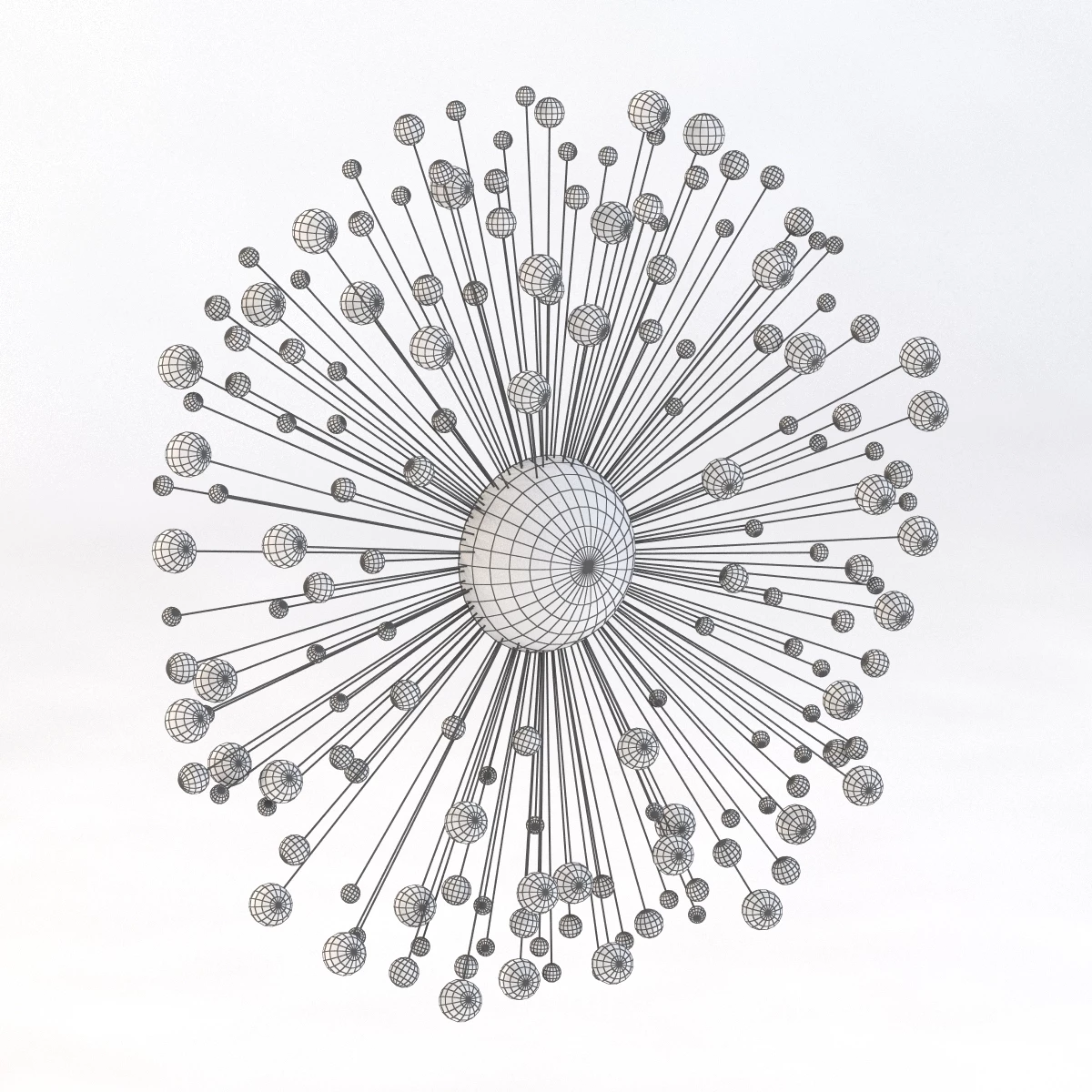 Iron Werks Dazzle Wall Sculpture 3D Model_03