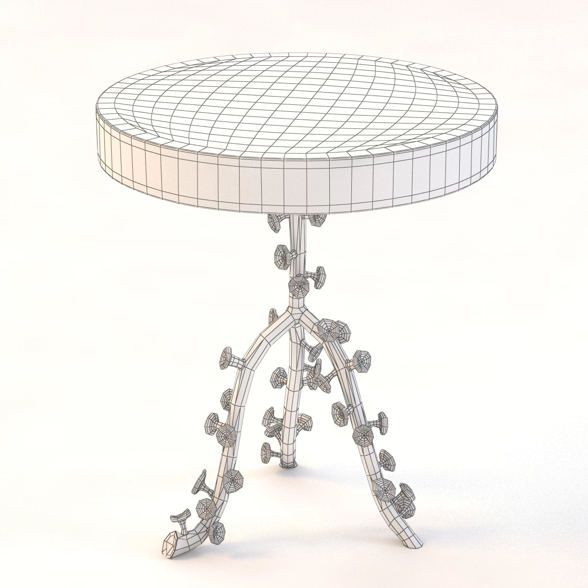 Ironies Side Table 3D Model_04