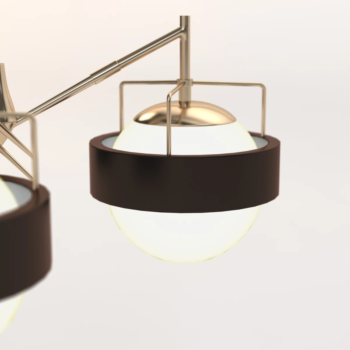 Italian Saturn Chandelier 3D Model_09