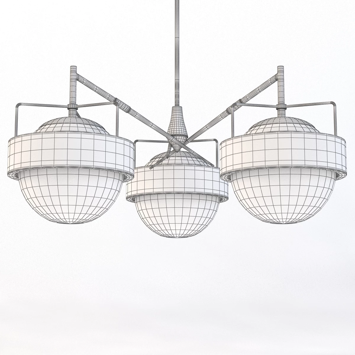 Italian Saturn Chandelier 3D Model_03