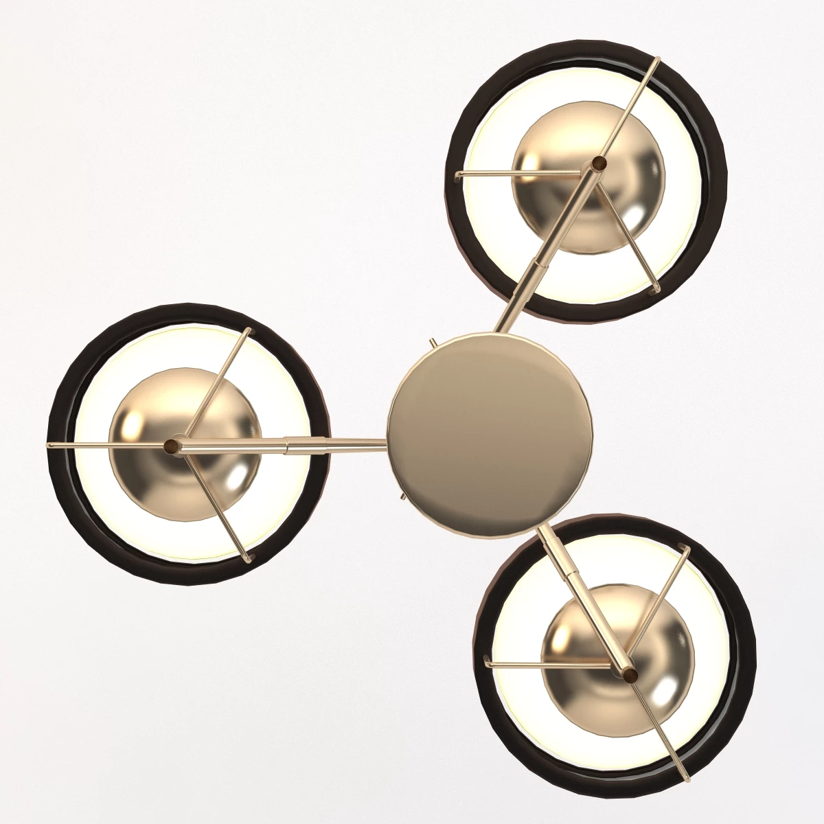 Italian Saturn Chandelier 3D Model_011