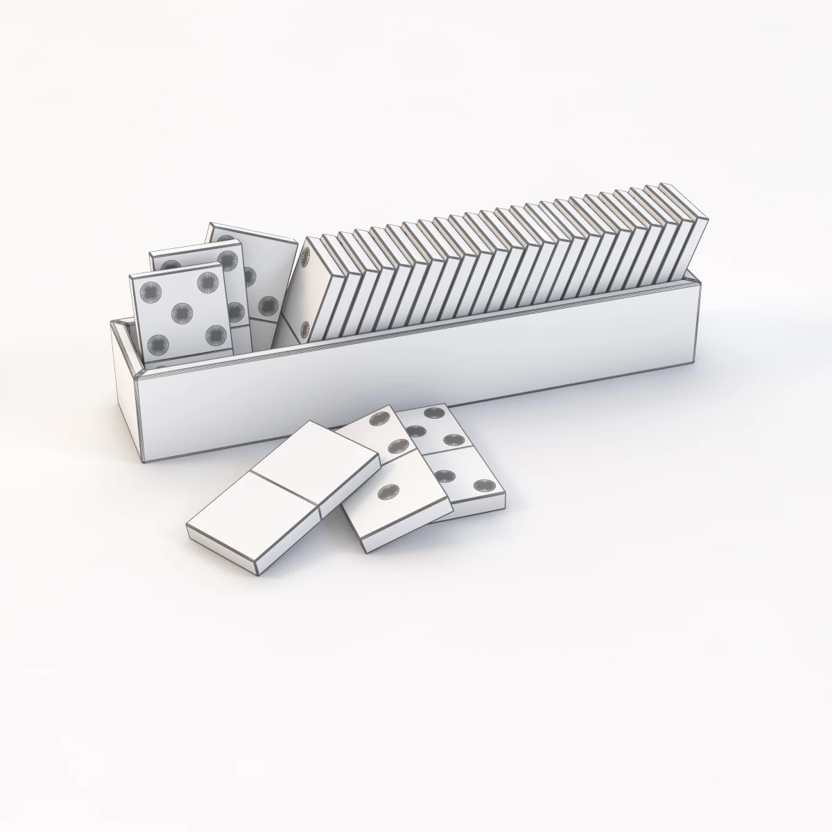 Jayson Home Bone Dominoes 3D Model_09