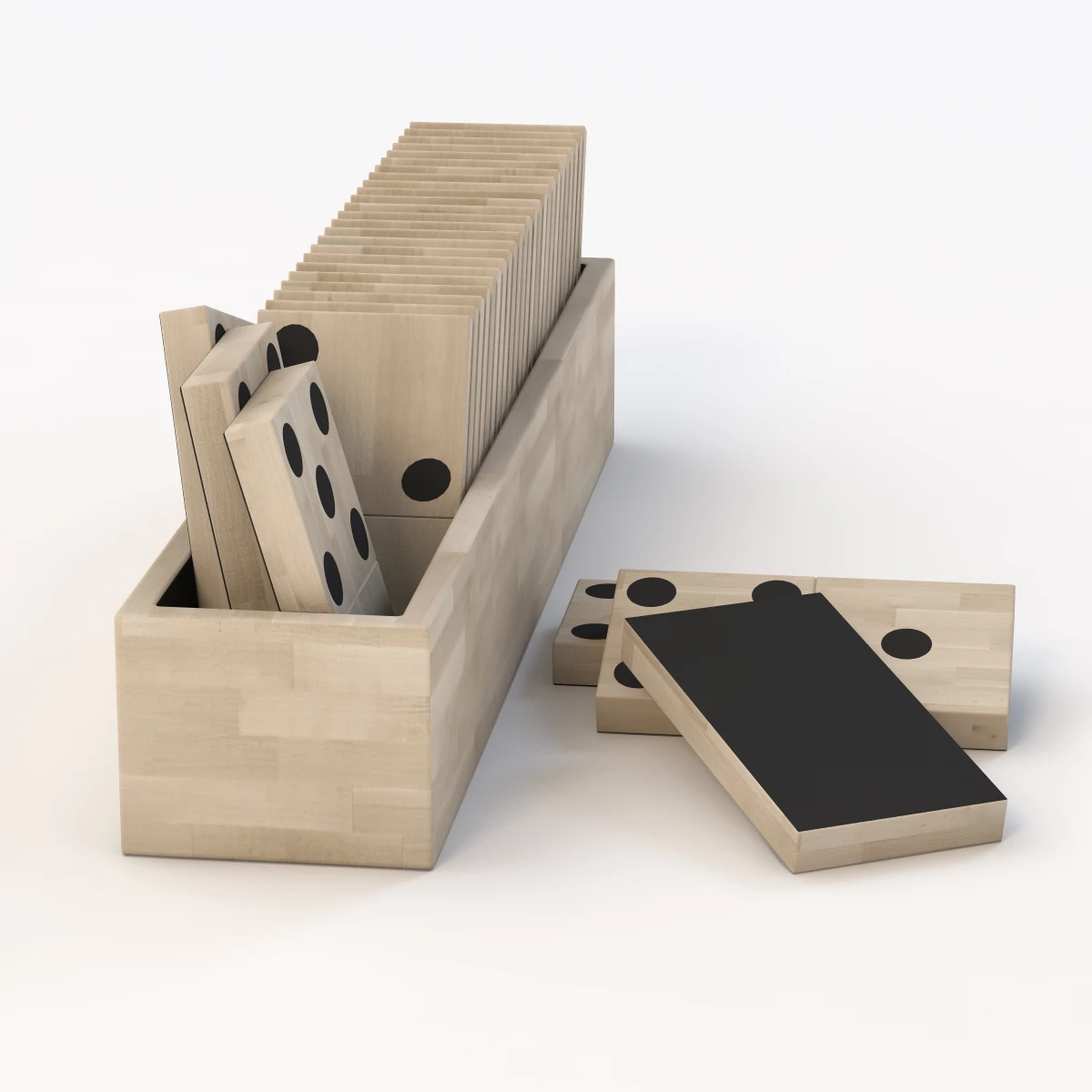 Jayson Home Bone Dominoes 3D Model_06