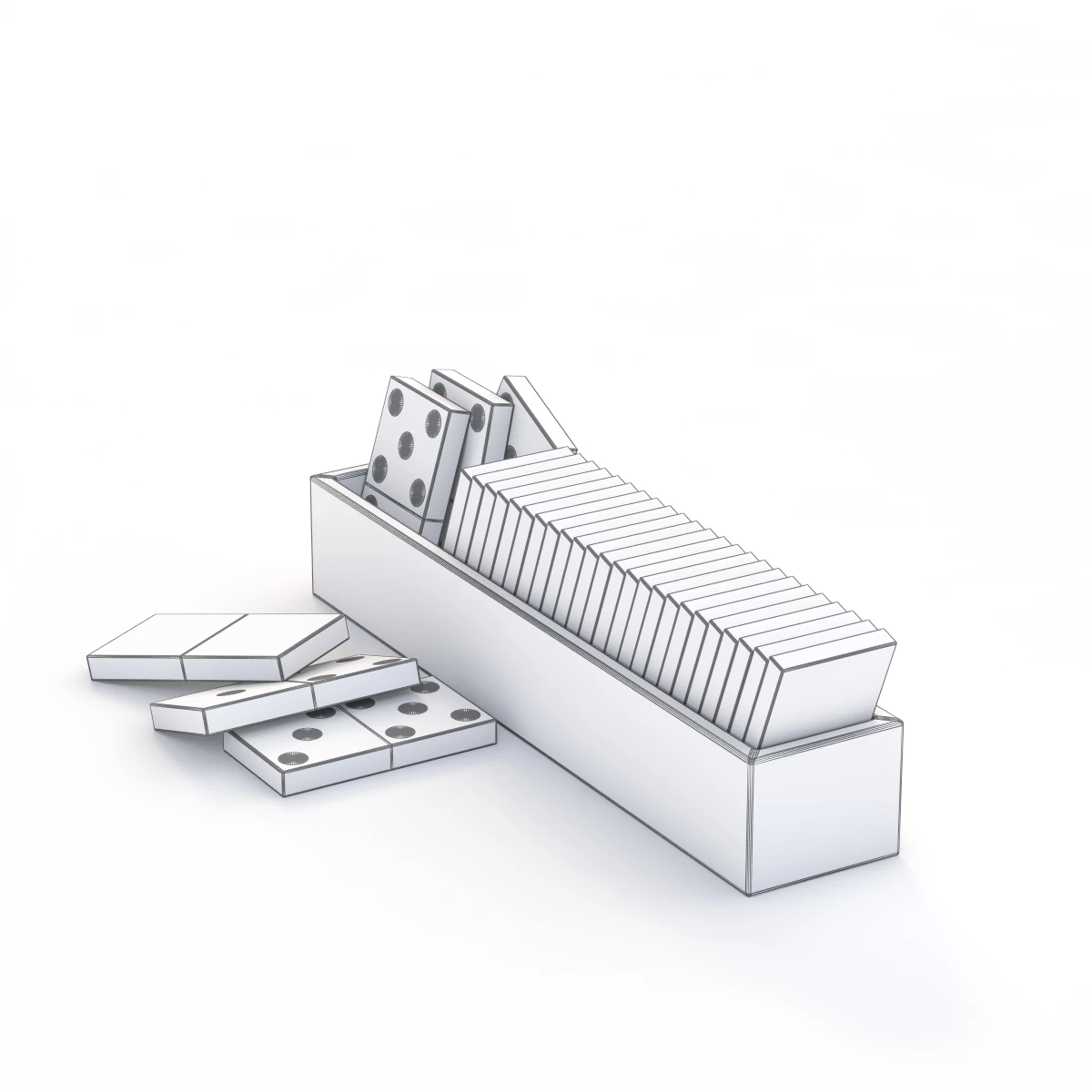 Jayson Home Bone Dominoes 3D Model_08