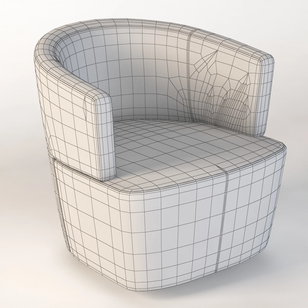 Joel Walter Knoll Armchair by Eoos 3D Model_012