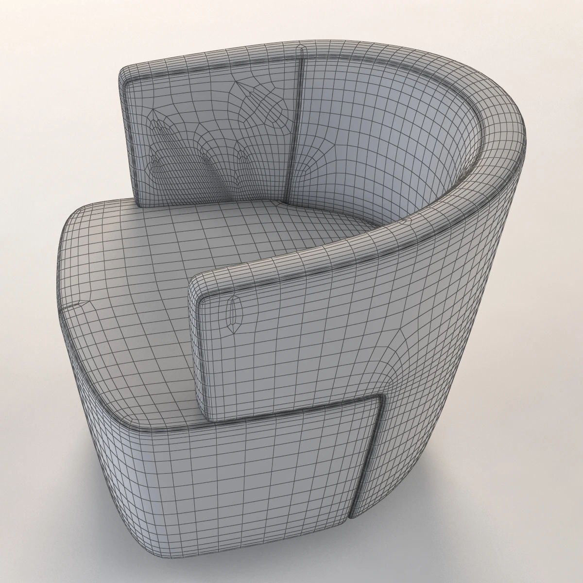 Joel Walter Knoll Armchair by Eoos 3D Model_013