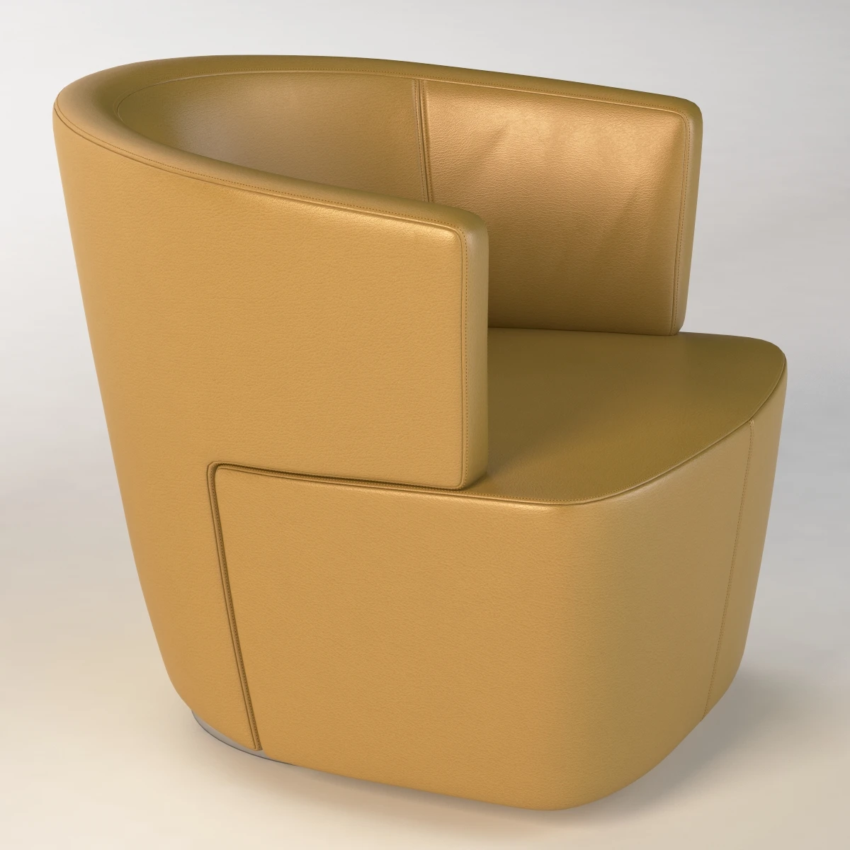 Joel Walter Knoll Armchair by Eoos 3D Model_03