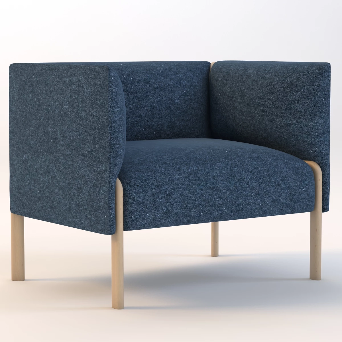 Johanvanhengel Contour Easy Chair 3D Model_01