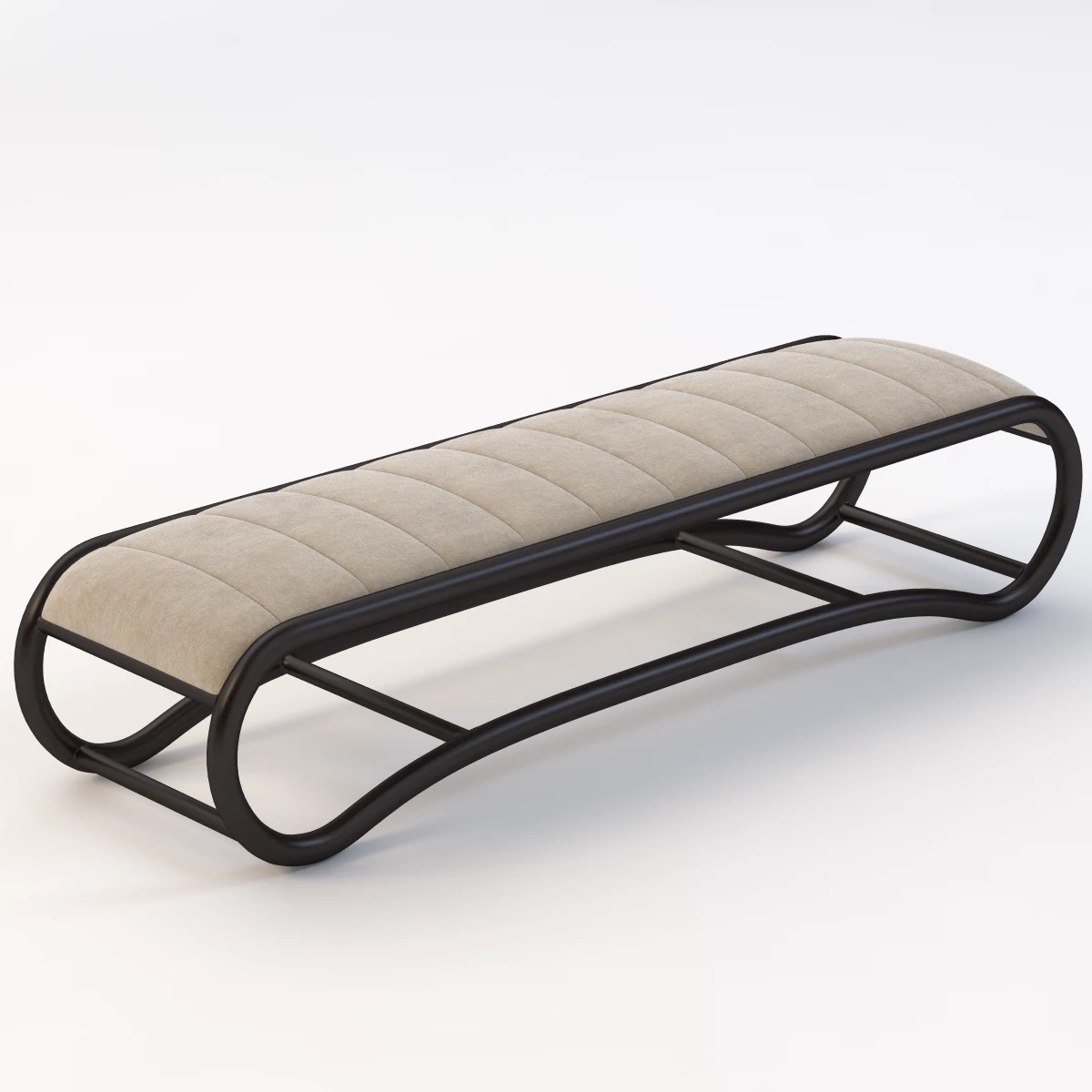 Joseph Jeup Aiden Bench Tufted 3D Model_01