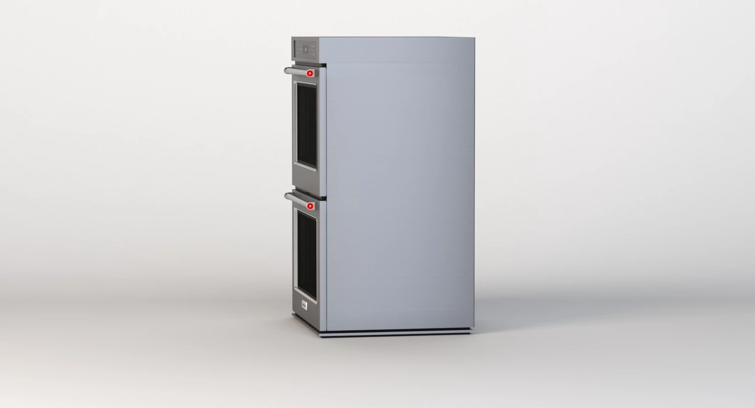 kitchenaid 30 Double Wall Oven KODE500EBS 3D Model_08