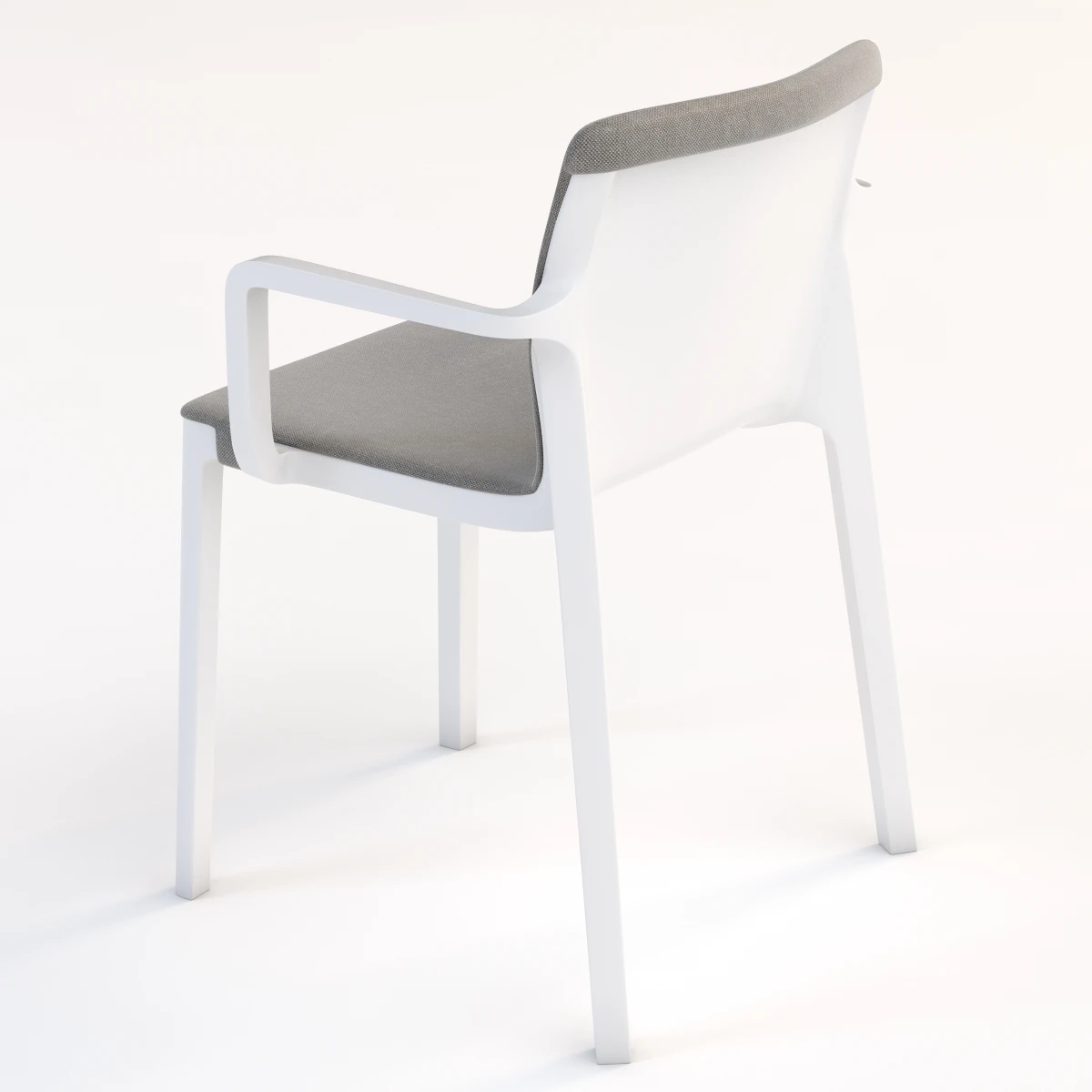 Kristalia Lp Armchair Padded 3D Model_03