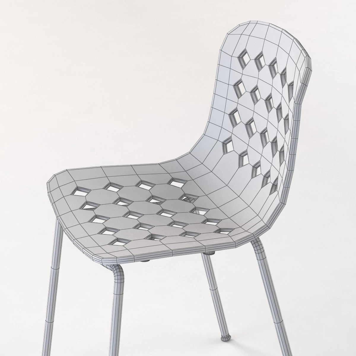 Kubikoff Holi Open Back Chair by Simone Viola 3D Model_014