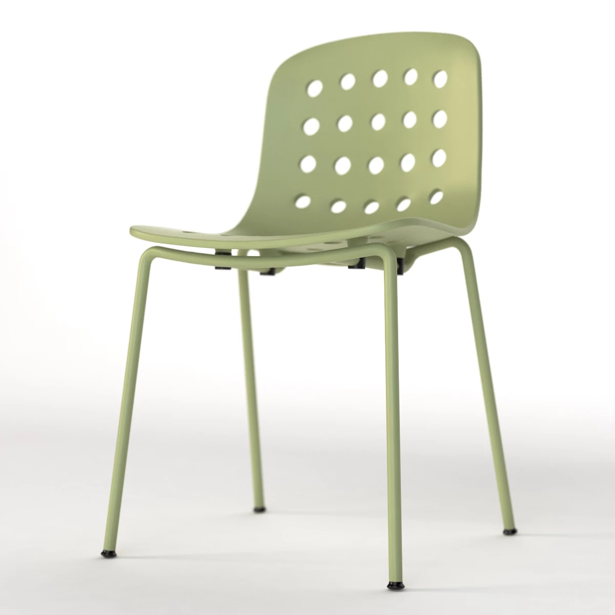 Kubikoff Holi Open Back Chair by Simone Viola 3D Model_09