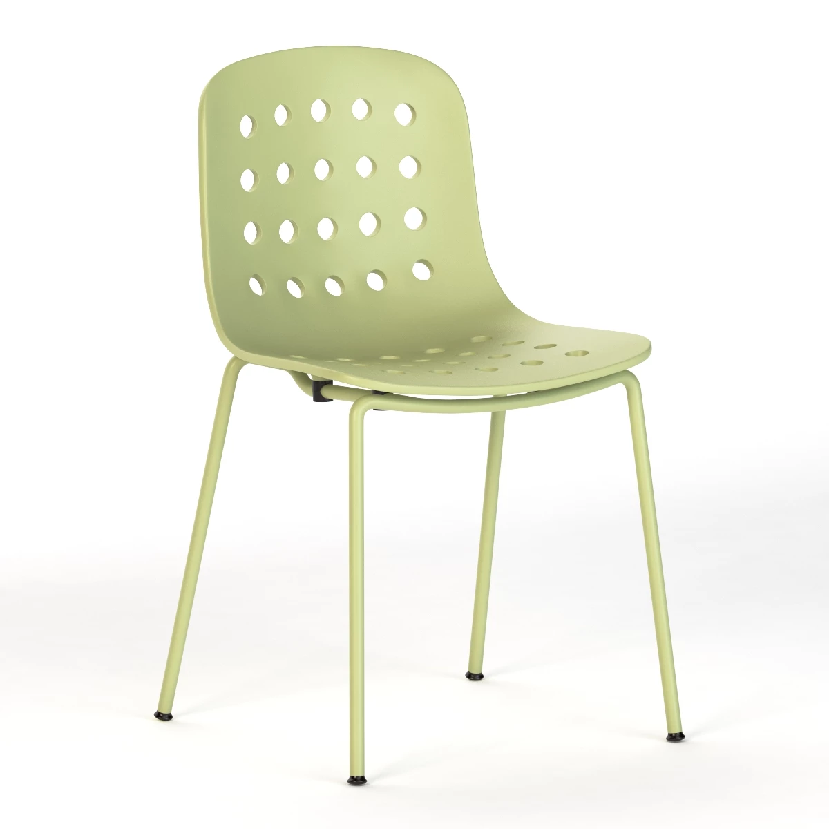Kubikoff Holi Open Back Chair by Simone Viola 3D Model_01