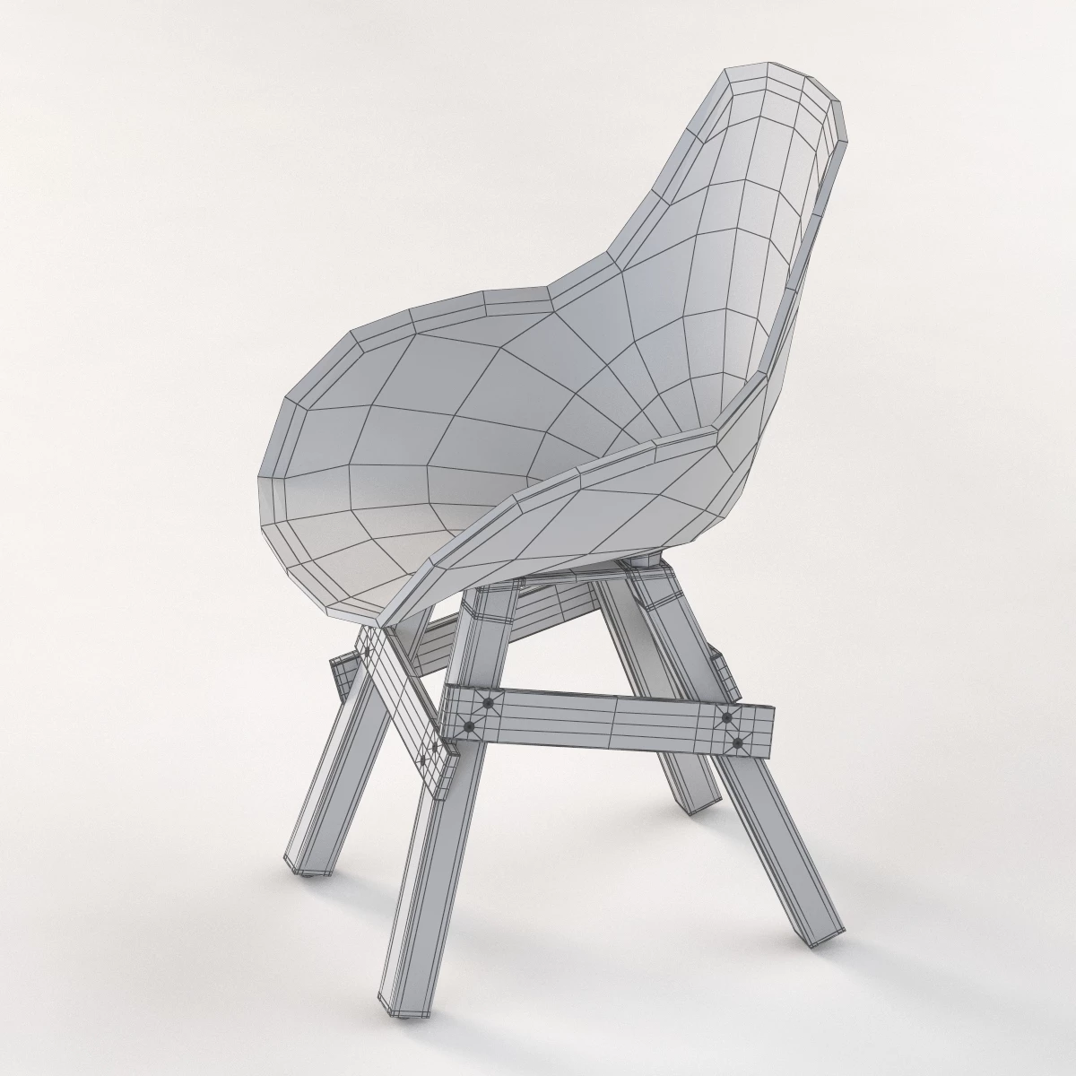 Kubikoff Icon Dimple Closed Chair by Sander Mulder 3D Model_014