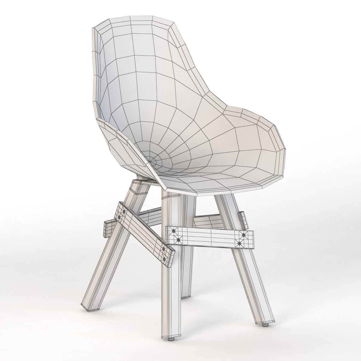 Kubikoff Icon Dimple Closed Chair by Sander Mulder 3D Model_012