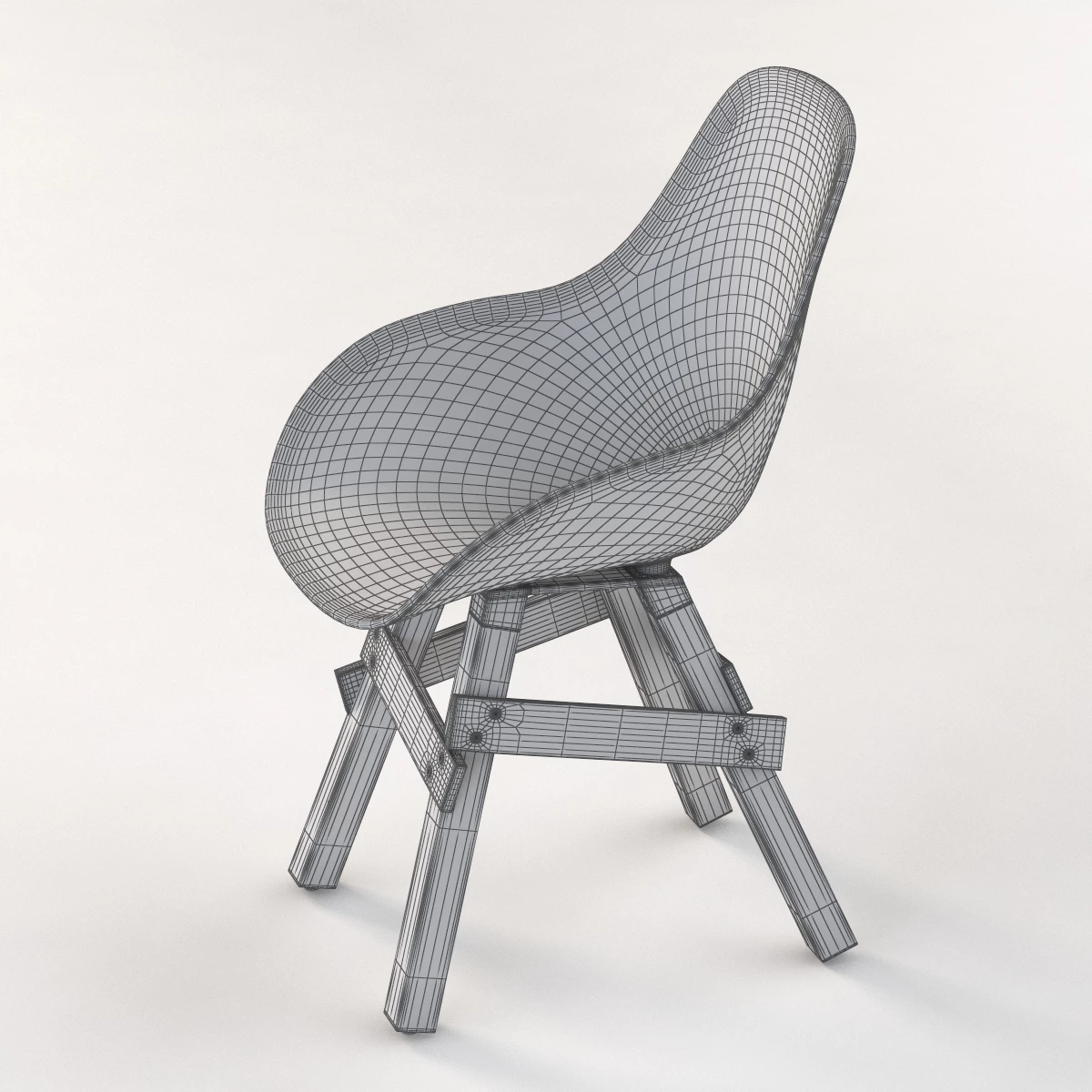 Kubikoff Icon Dimple Closed Chair by Sander Mulder 3D Model_013