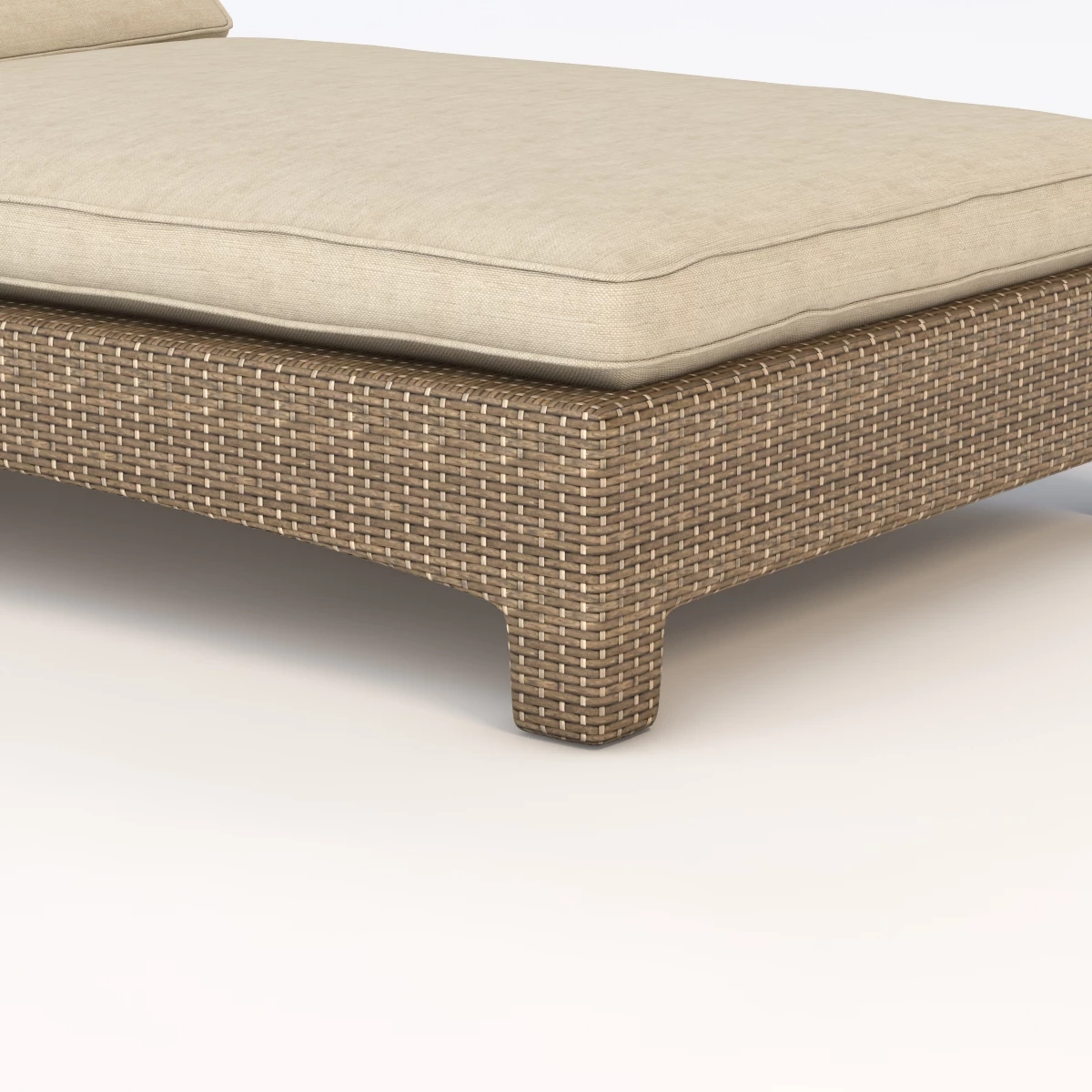 La Jolla Chaise Cushions 3D Model_06