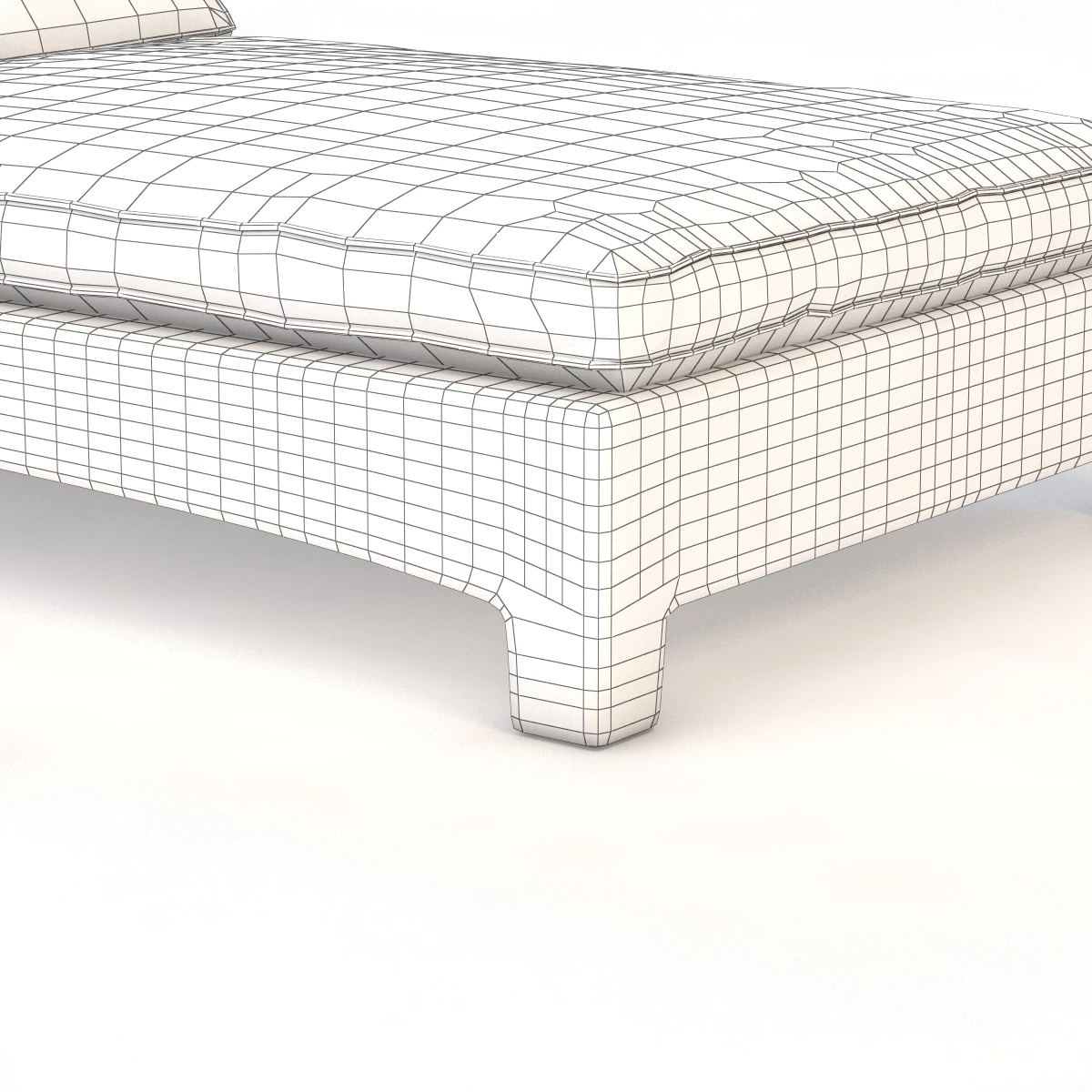 La Jolla Chaise Cushions 3D Model_08