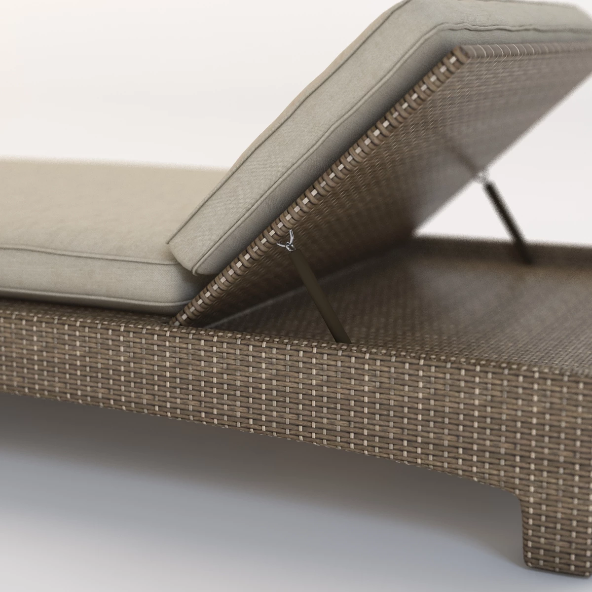 La Jolla Chaise Cushions 3D Model_09