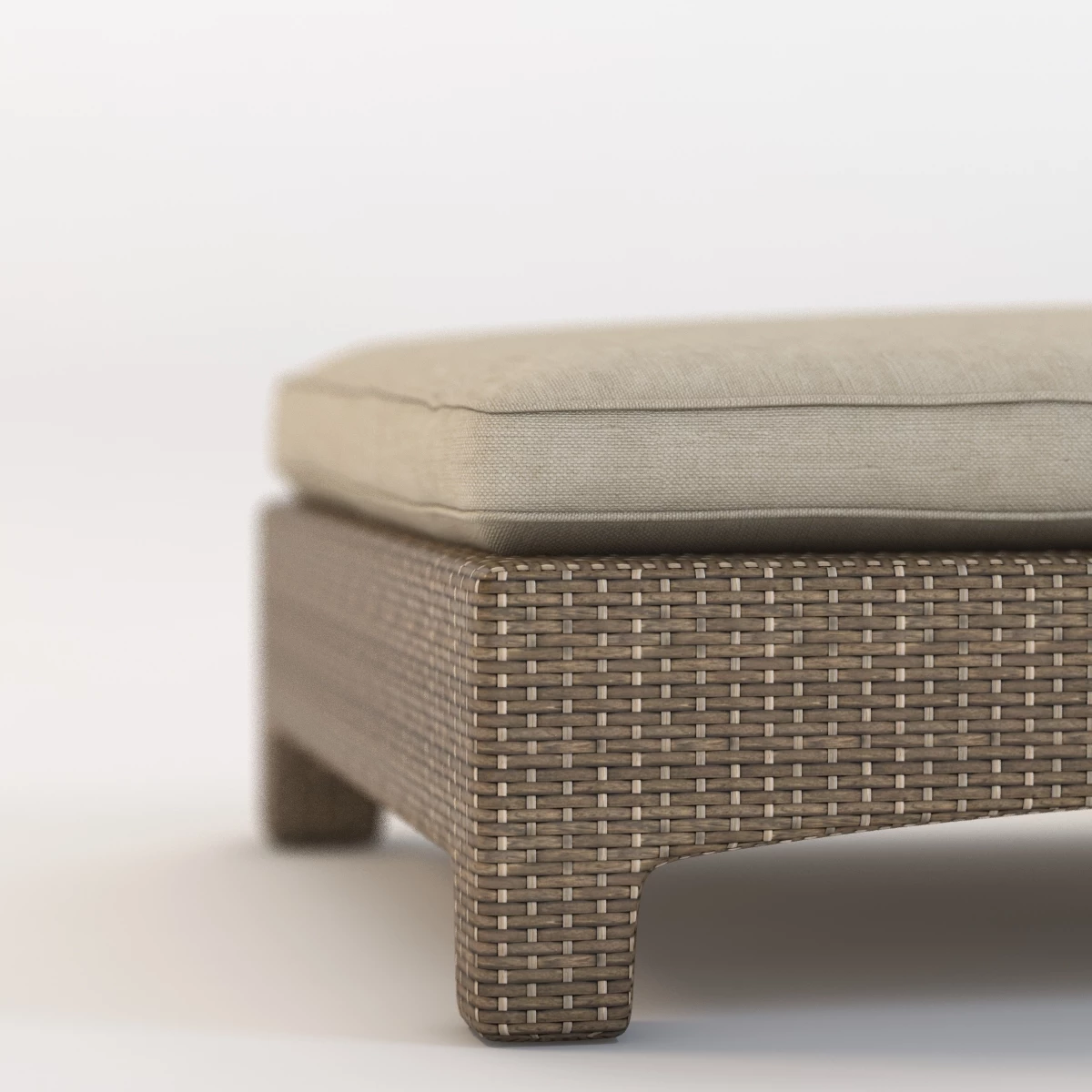 La Jolla Chaise Cushions 3D Model_010